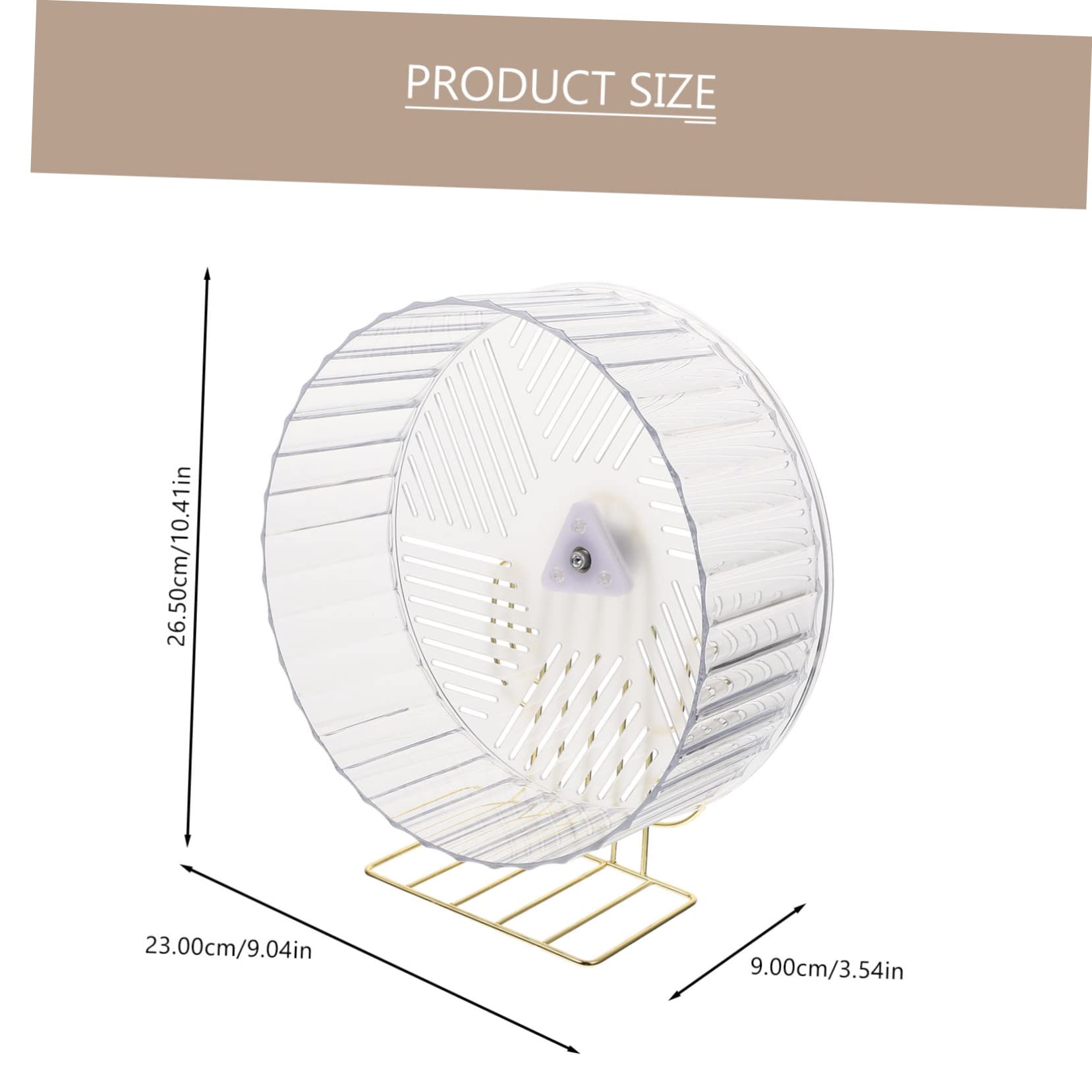TOYANDONA Roue pour Hamster Stable avec Support Roue Silencieuse pour Chinchilla et Petits Rats pour Cage Animaux Petits Couleur Aléatoire Couleur Aléatoire