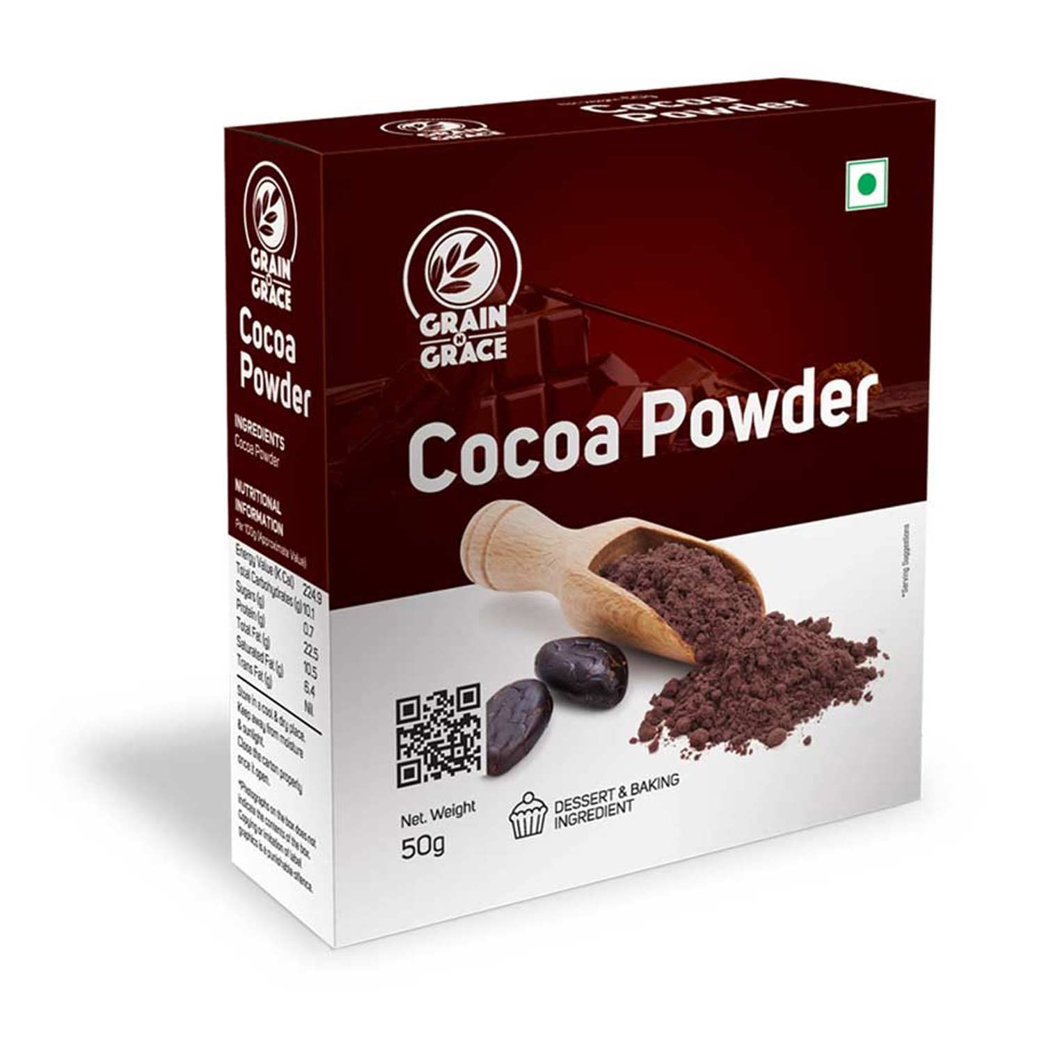 Grain N Grace Grain N Grace Cocoa Powder(50G) (B09TRC9SBS) Amazon Price History, Amazon Price Tracker