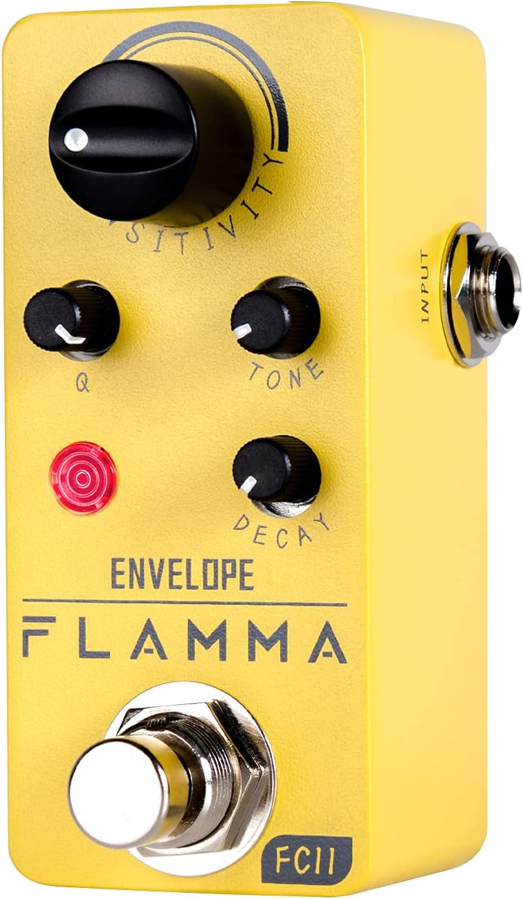 FLAMMA FC11 Auto Wah Pedal Envelope Filter Guitar Effects Pedal True Bypass for Guitar and Bass