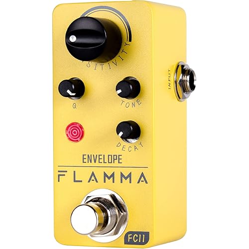 FLAMMA FC11 Auto Wah Pedal Envelope Filter Guitar Effects Pedal True Bypass for Guitar and Bass
