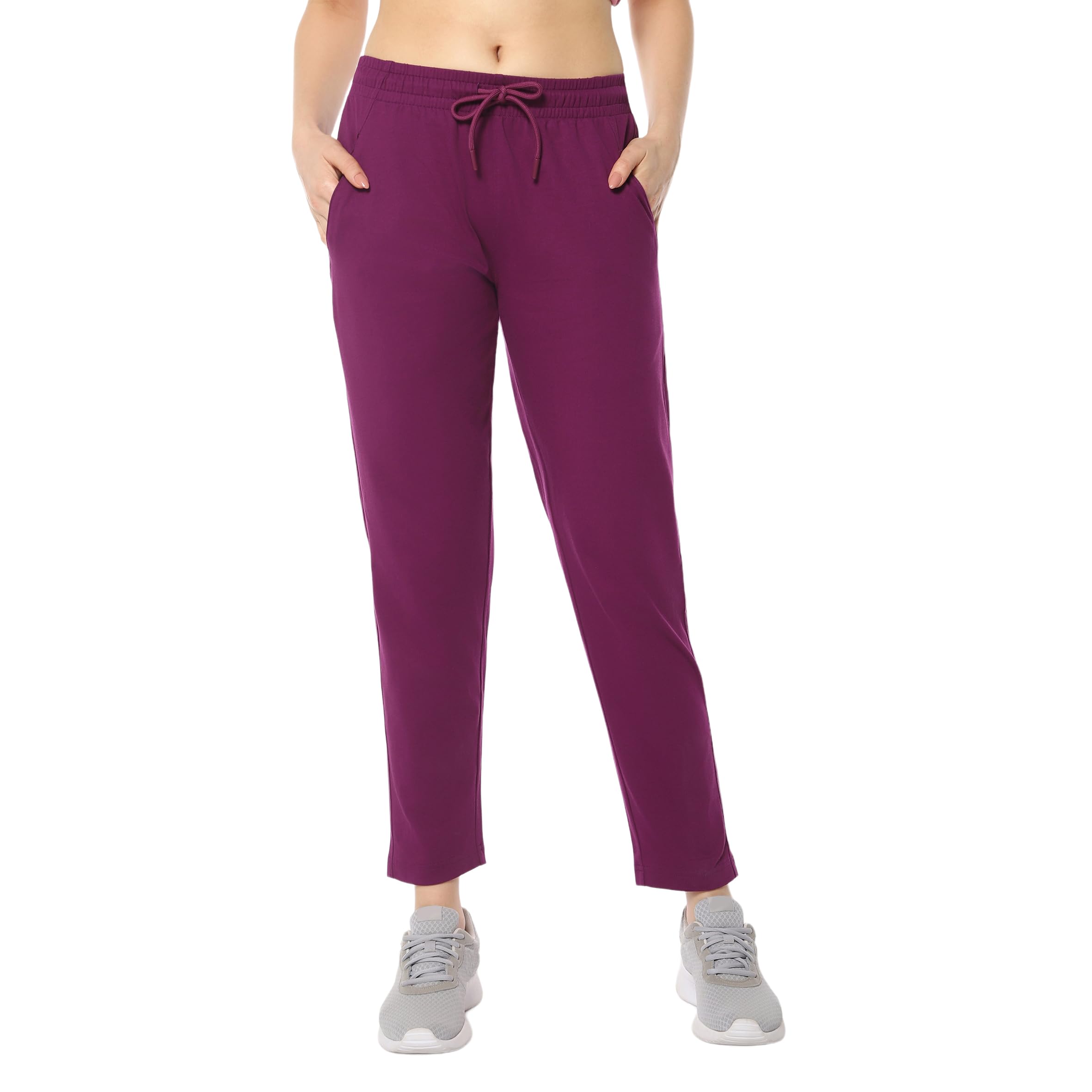 amante Solid Full Length Elements Track Pants-picture-11