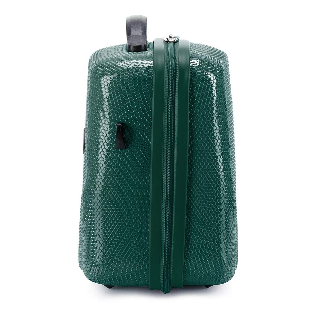 WITTCHEN PC Ultra Light Bagagli rigidi Valigia da viaggio Valigia trolley Valigia media in policarbonato Quattro ruote doppie Lucchetto TSA Manico alluminio telescopico Taglia