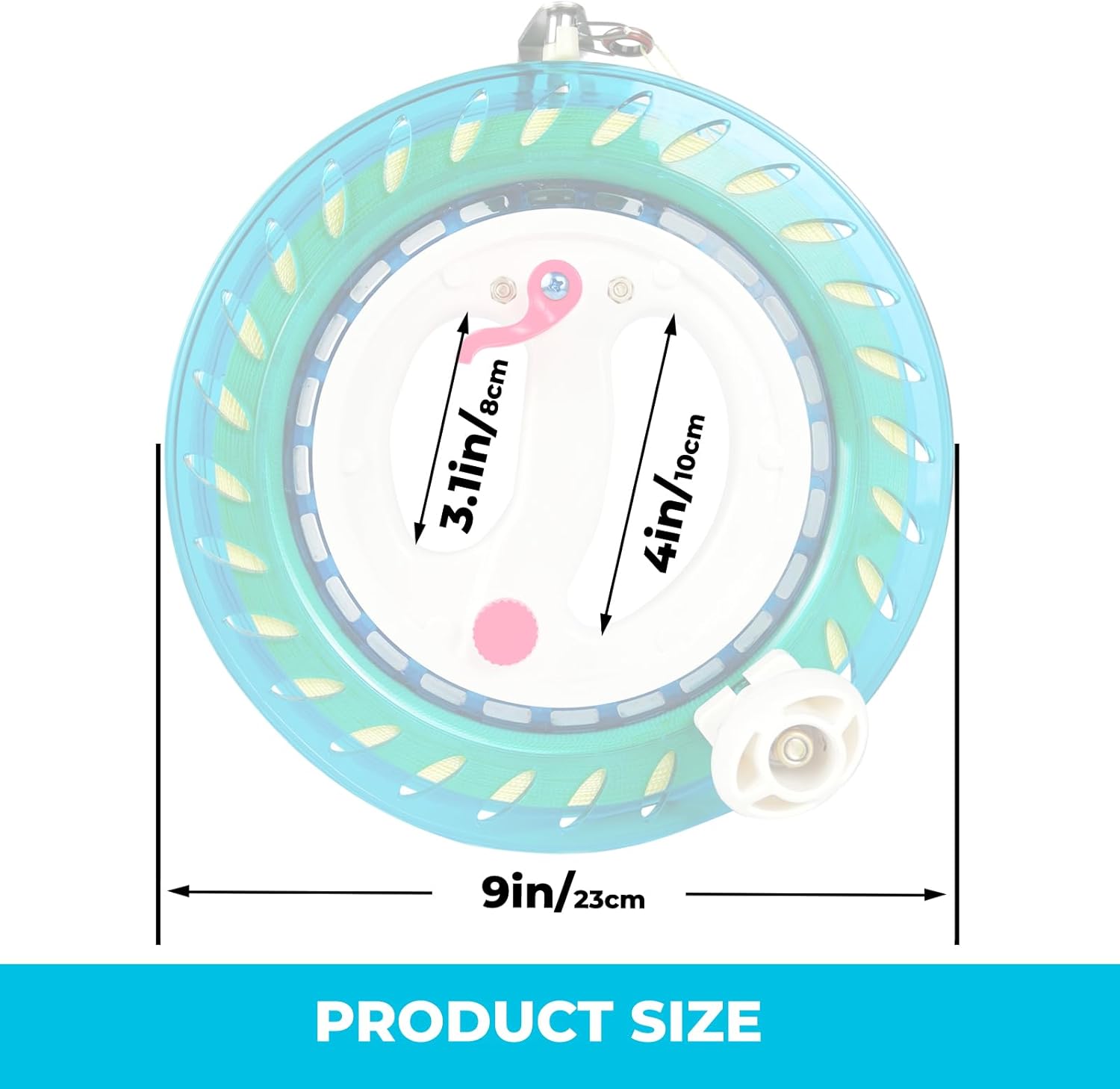 98in Beach Kites for Adults Large with Long Tail& 9in Kite String Reel Winder for Adults with Brake and 1640ft String