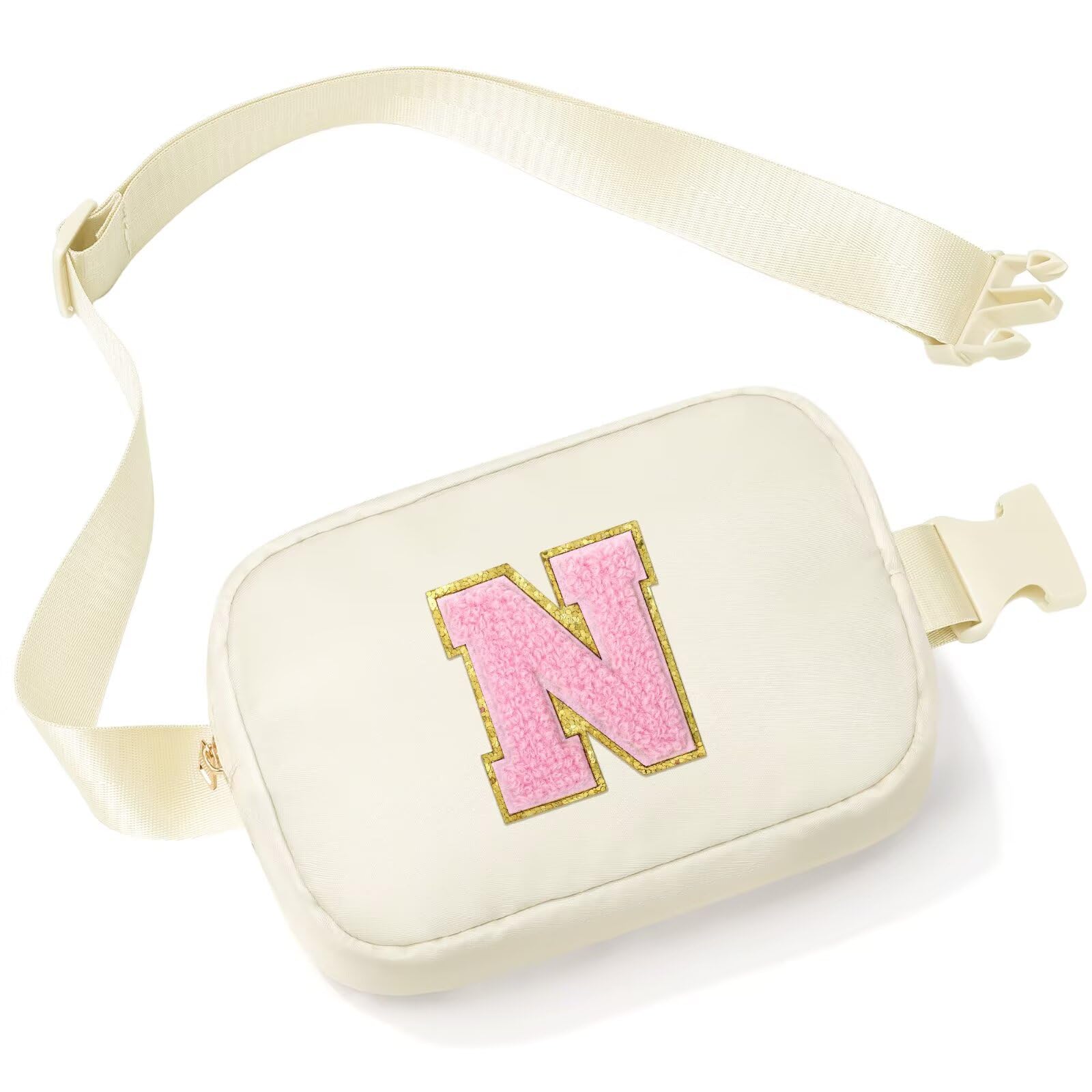 YOOLIFE Buchstaben Bauchtasche Kinder Mädchen Gürteltasche - Geschenk Mädchen 3 4 5 6 7 8 9 10 11 12 Jahre, Personalisiert Teenager Geschenke für Frauen Freund Schwester Mama