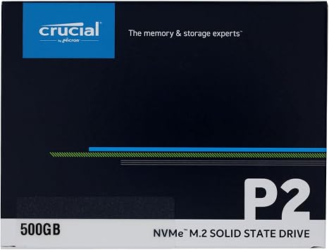 Crucial クルーシャル P2 Series 500GB 3D NAND NVMe PCIe M.2 SSD CT500P2SSD8 Parallel Imported Item