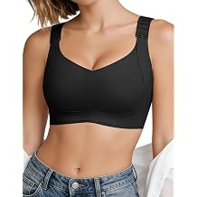 Jelly Wireless Bras for Women No Underwire Seamless Full Coverage Comfortable Push Up Everyday Soft Tshirt Bra