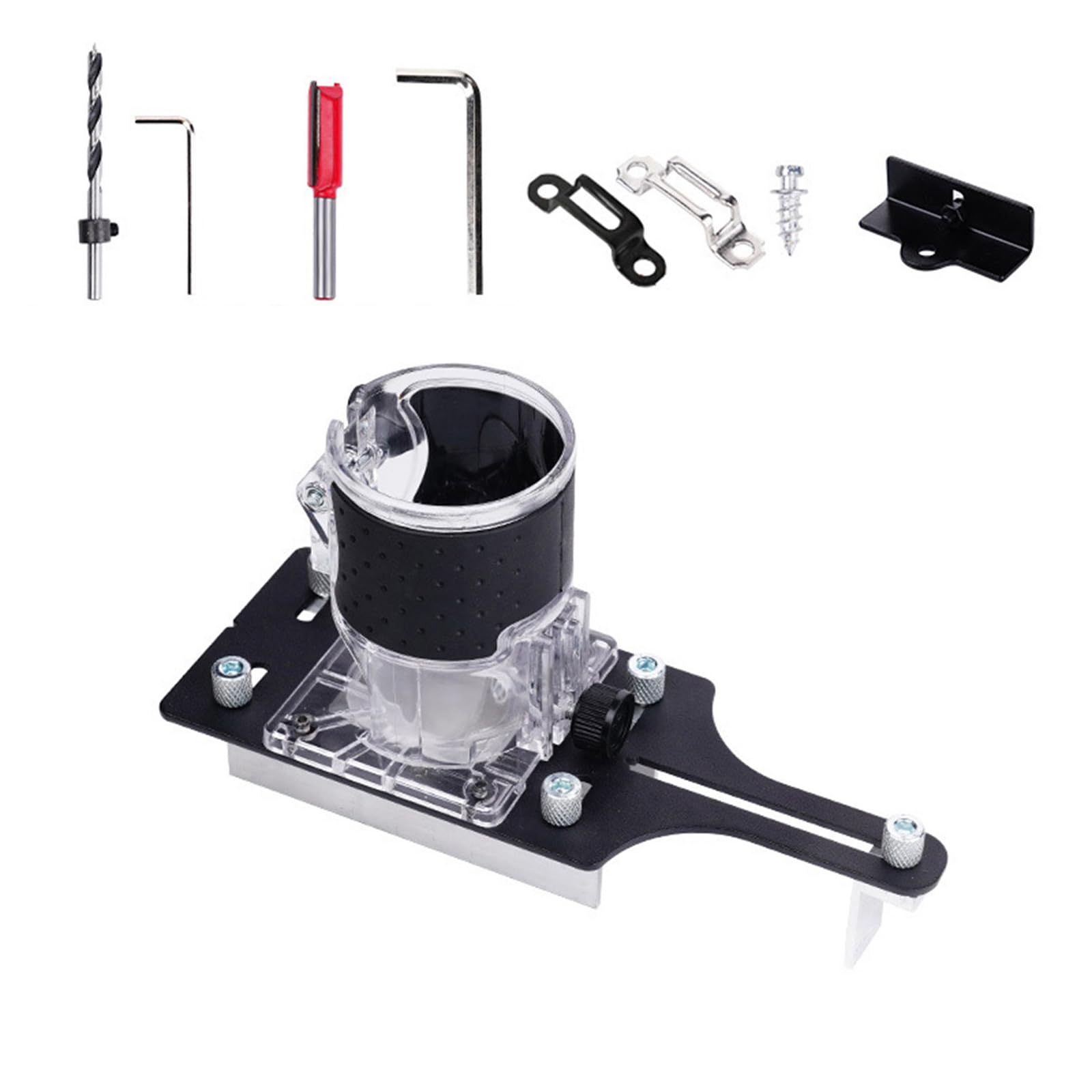 Kalttoy Set With Limiter 2 2 In 1 Grooving Tool Positioner And Limiter Attachments Accurate Scale Fence 10 40Mm For Furniture Carbon Steel Base Cover