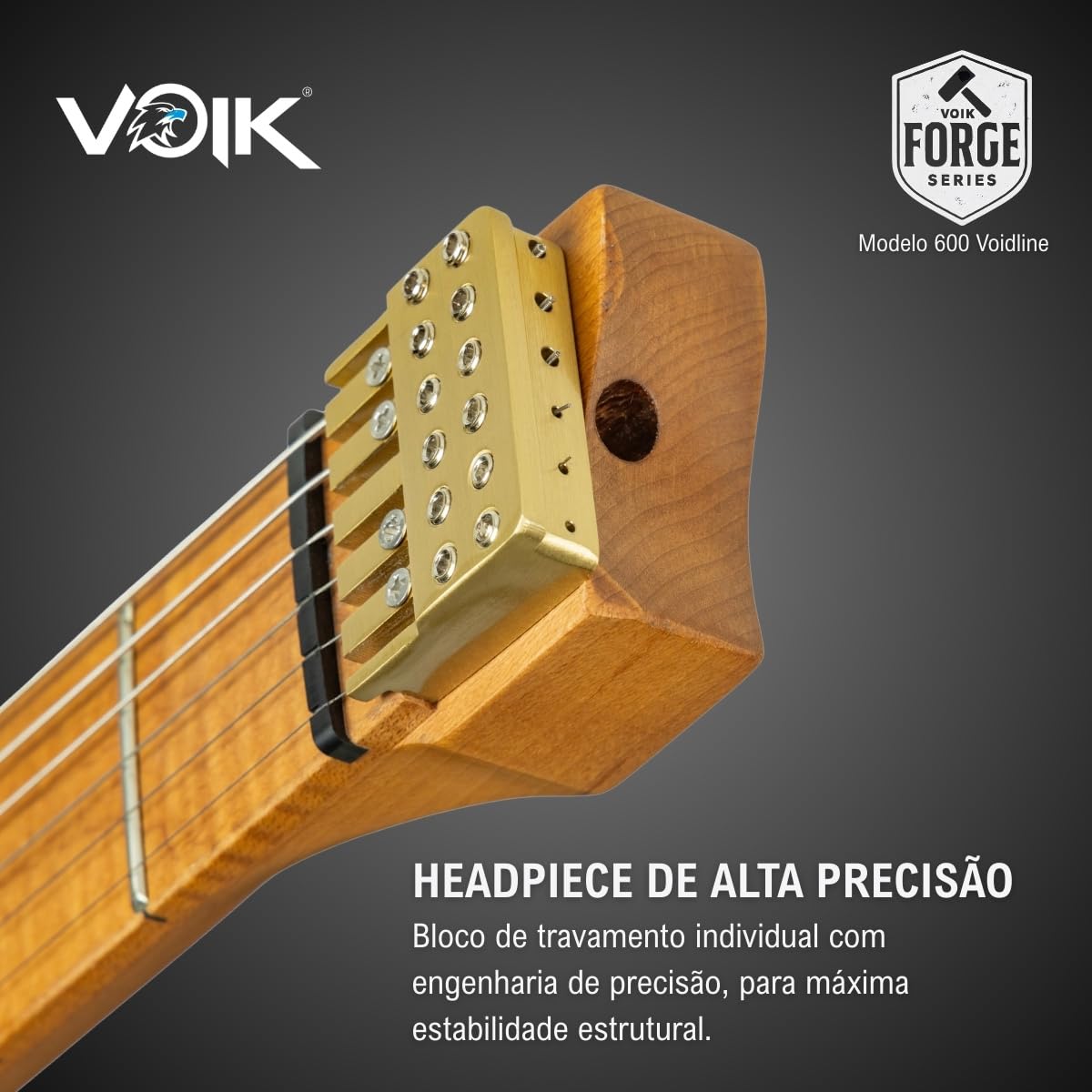 Marvine Pontiak ベスト COMOLI AURALEE YOKE Guitarra Elétrica Voik 600 VOIDLINE Cor Ghost Fade Brilhante