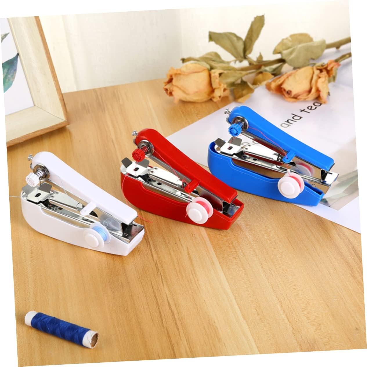 Mini Handheld Sewing Machine Portable Sewing Tool Cordless 3pcs