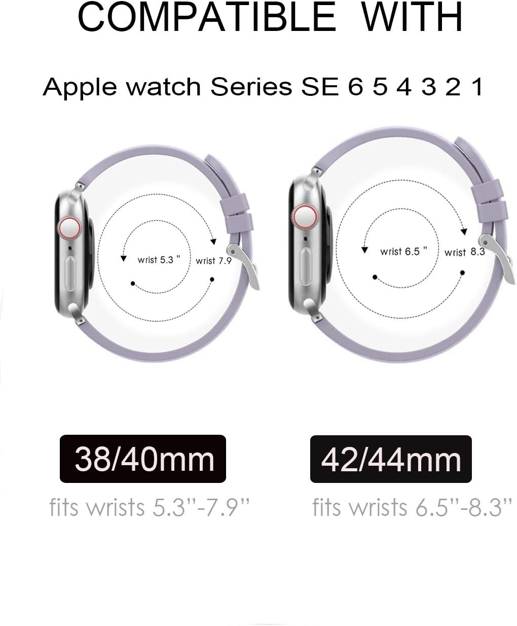 [5 Pack] Liuxixi Silicone Bands Compatible with Apple Watch Bands 38mm 40mm 42mm 44mm,Soft Slim Narrow Thin Sport Replacement Band Compatible with iWatch Series 6 5 4 3 2 1 SE for Women Men