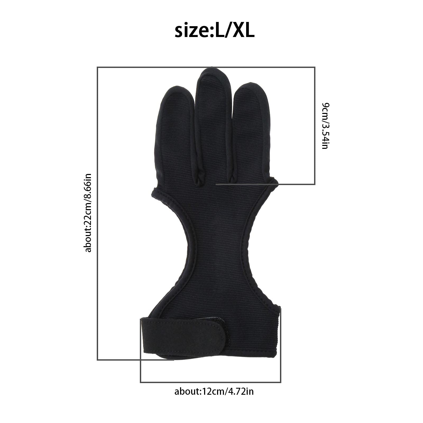 SUK Guanti Da Tiro Con L'Arco In Pelle Uomo - Protezione Mano Sinistra Taglie S-XL Per Caccia E Tiro