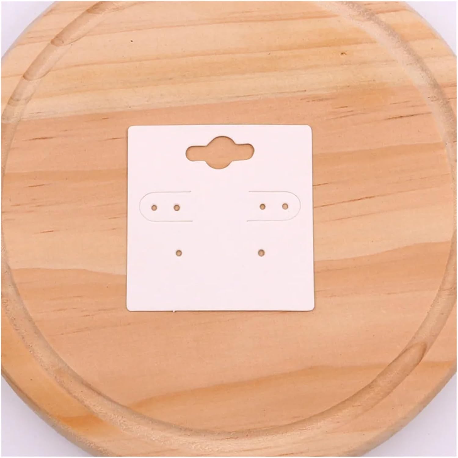500Pcs Earring Display Cards White Paper Jewelry Packaging Tags for Vendors