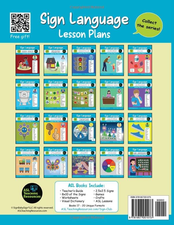 Sign Language Shapes Lesson Plan Book 2: ASL Teacher and Sign Language for Kids - Image 2