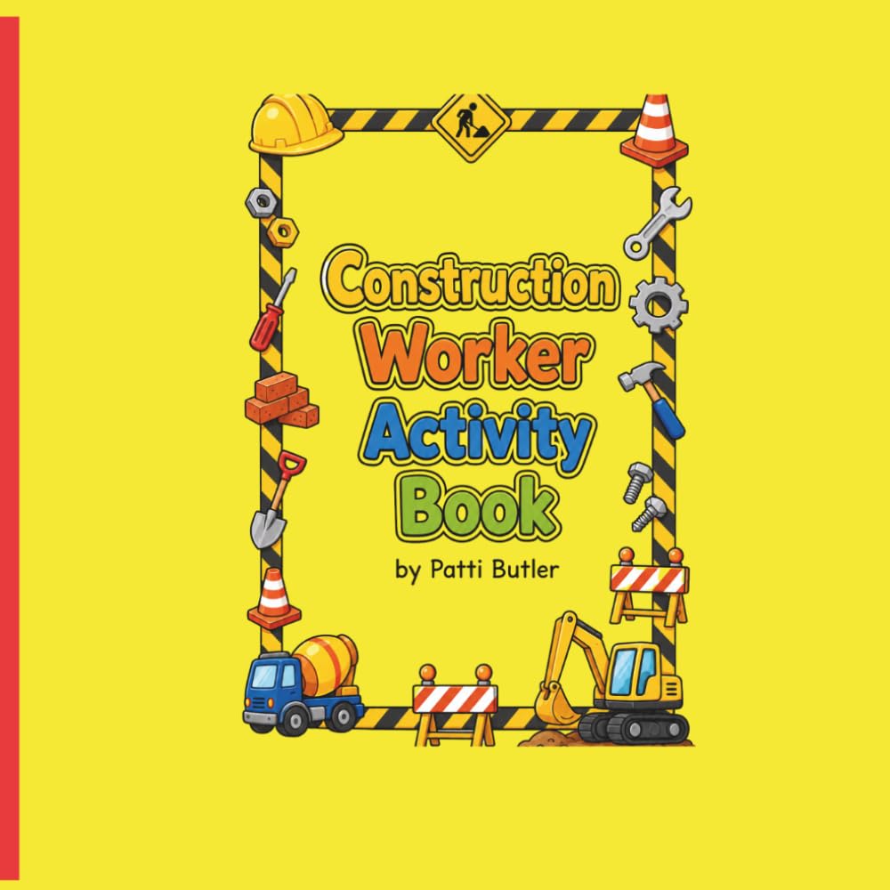 Construction Worker Activity Book