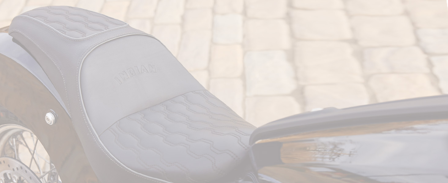 Amazon.com: Indian Motorcycle Syndicate Driver Passenger Seat for