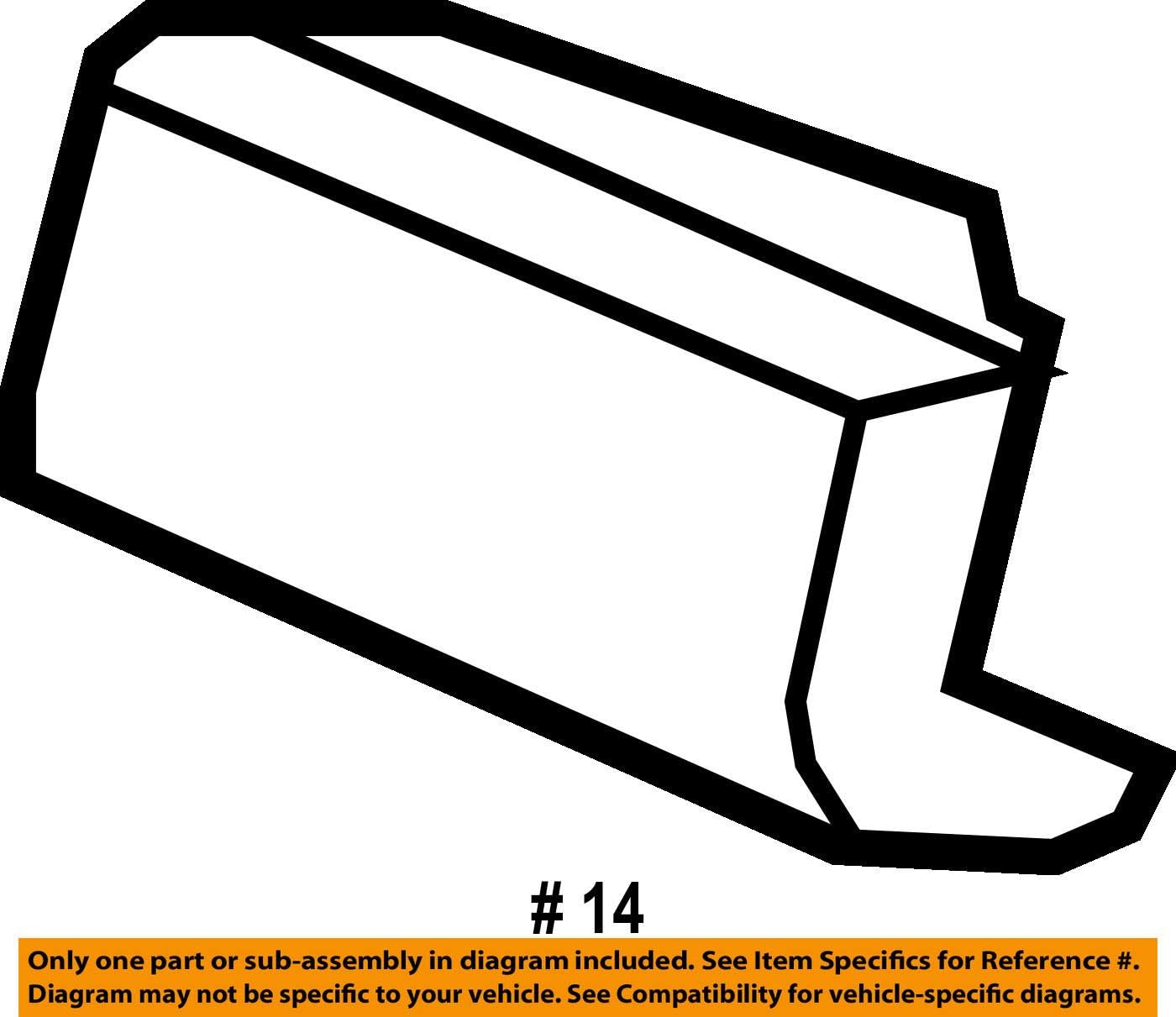 Honda Genuine 82172-SWA-A01 Seat Back Pad Assembly