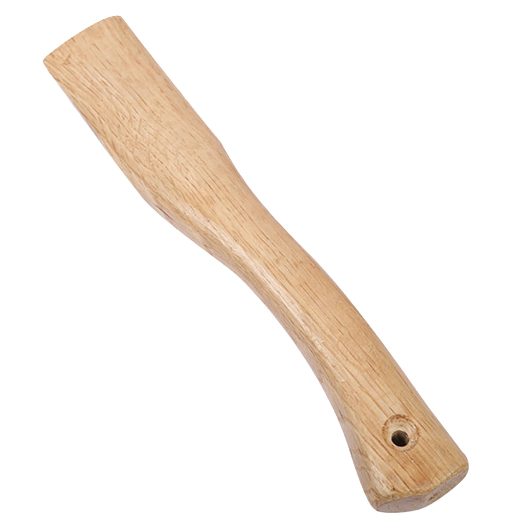 Pastoralist 1Pc Axe Handle Wooden Short Ax Handle Replacement Hatchet Handle With Hanging Hole Smooth 14.6Inch Curved Axe Handles Axe Handle