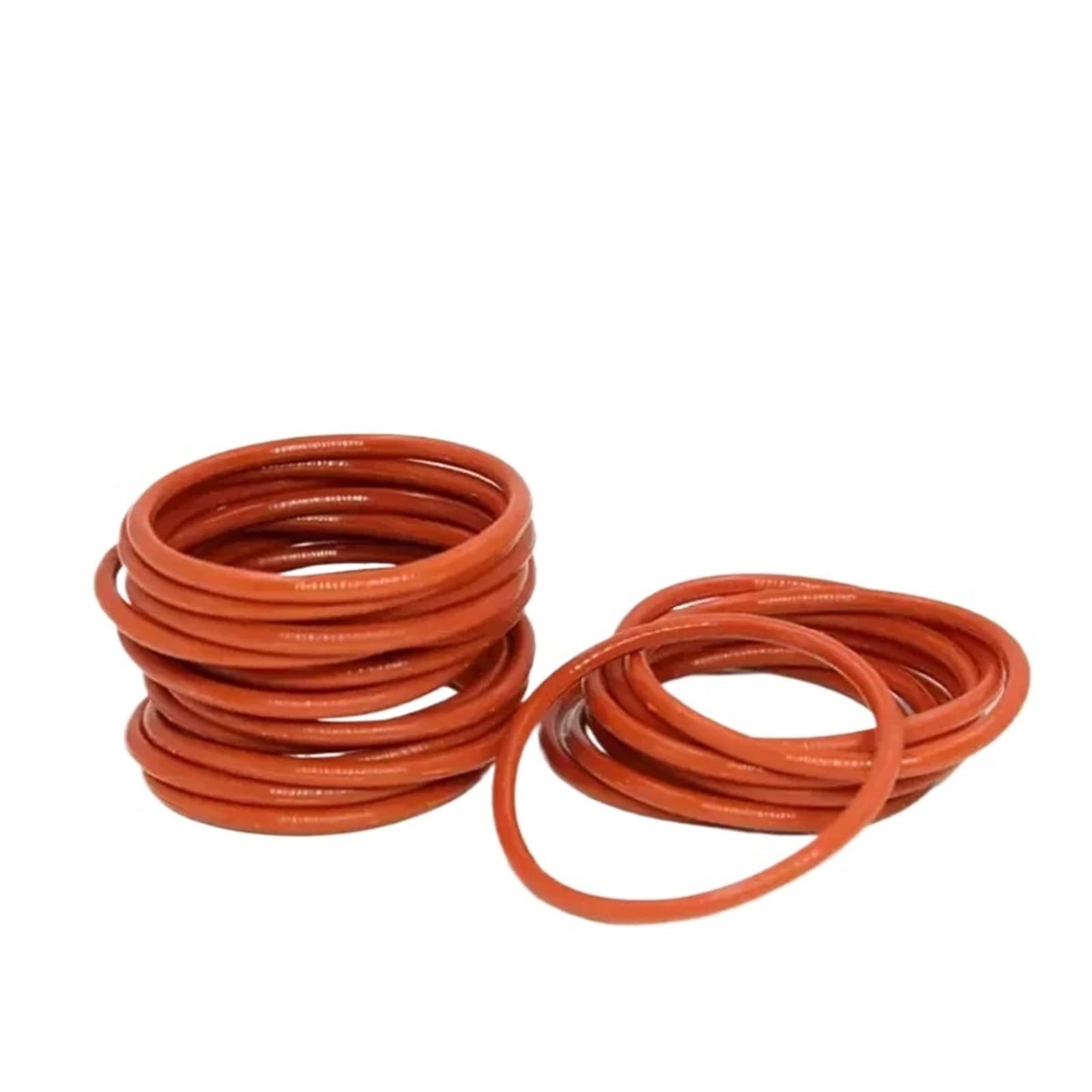 Joint torique rouge VMQ CS 3mm OD 50mm pour étanchéité silicone