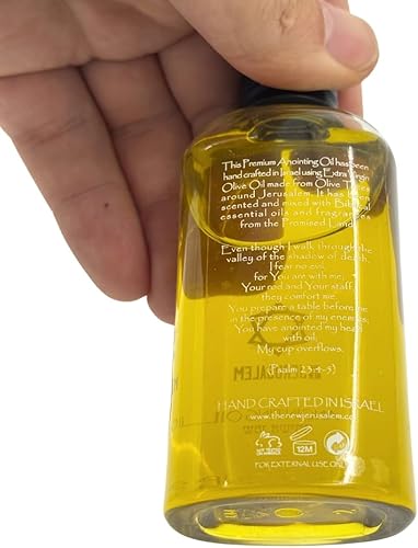 Miniatura 3 de Aceite de unción sagrada de Israel, botellas de aceites espirituales sagrados de Jerusalén bendecidas, hechas a mano con ingredientes naturales y