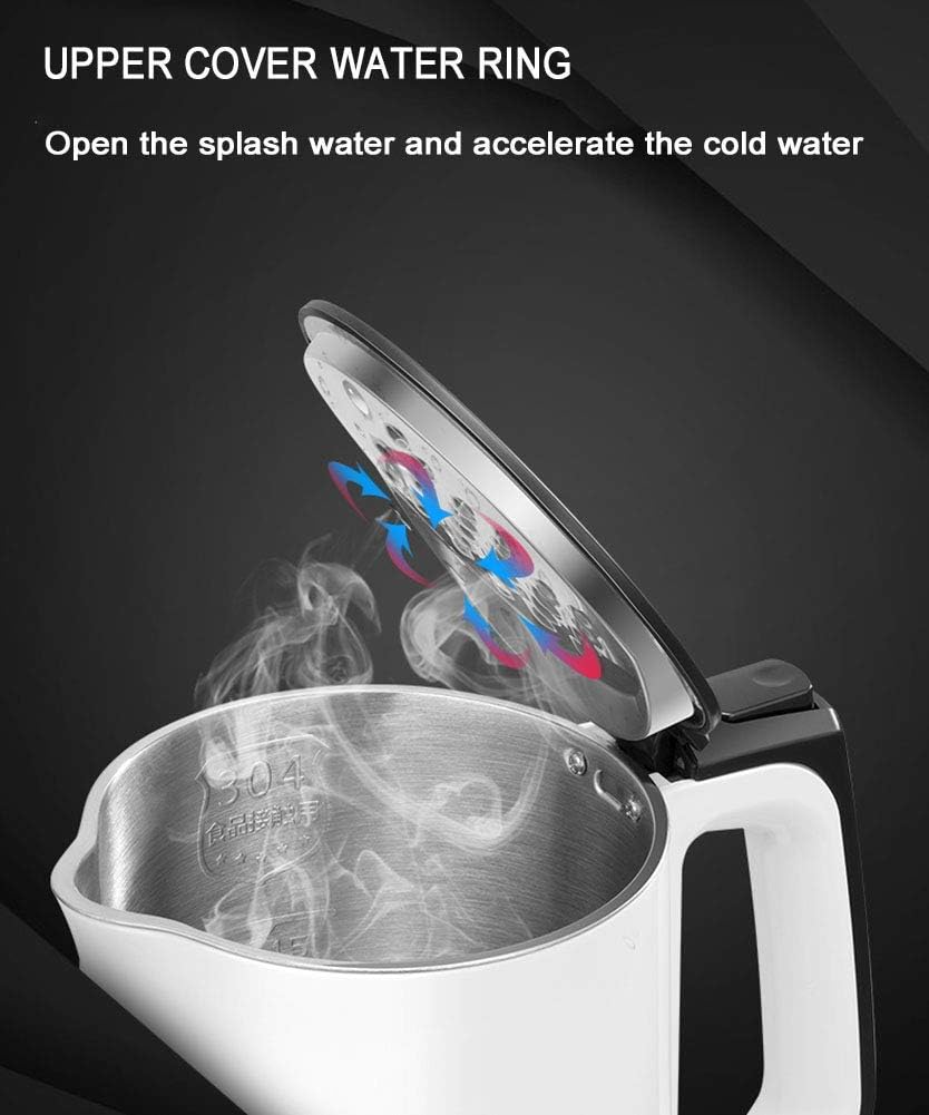 Electric Kettle 1.5L Double Wall Cool Touch Tea Kettle 1800W Fast Boil Water Filter Kettle With Stainless Steel Interior. lofty ambition hopeful Octopus feet