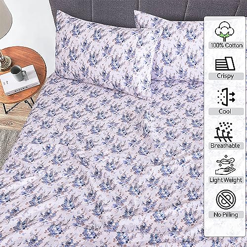 RUVANTI 100% Cotton Twin Sheets, Percale Weave Twin Sheet Set, Maple by RUVANTI - Used condition - Image 2