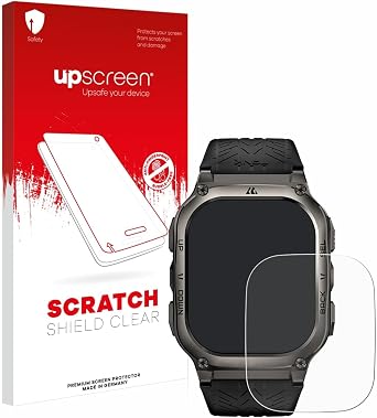 upscreen Scratch Shield Screen Protector compatible with Kospet Tank M3 - HD-Clear, Anti-Fingerprint