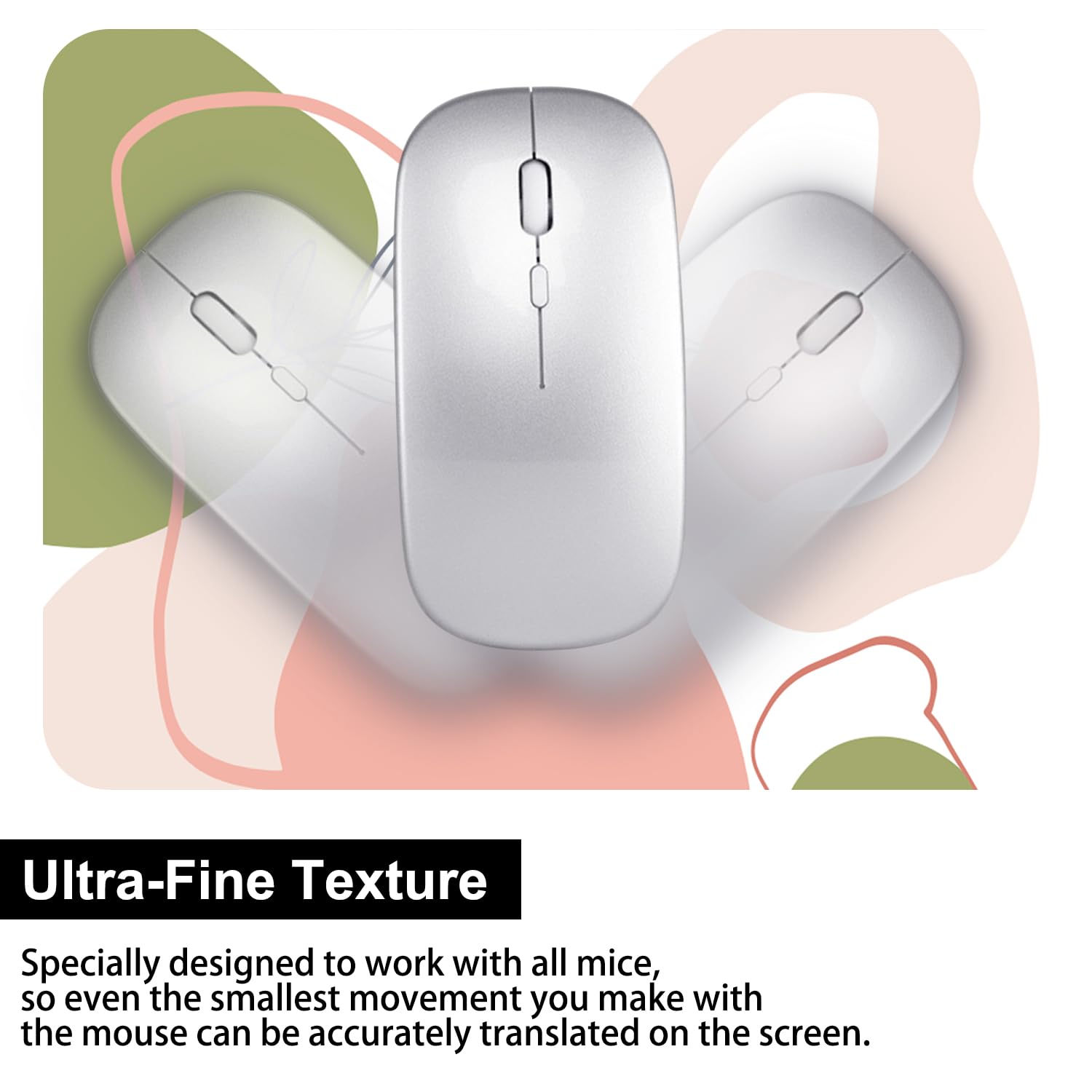 Tapis Mini Audimi Petit Tapis De Souris 15x20cm, Mini Tapis De Souris Ultra Épais Pour Ordinateur Portable Sans Fil, Bureau à Domicile Voyage, Portable Et Lavable Fleur Mini Souris