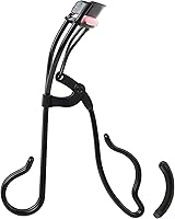 JAPONESQUE Professional Volumizing Lash Curler: 8-Hour Curl for Natural & False Lashes, Large Eyes, Most Shapes + Refill Pad