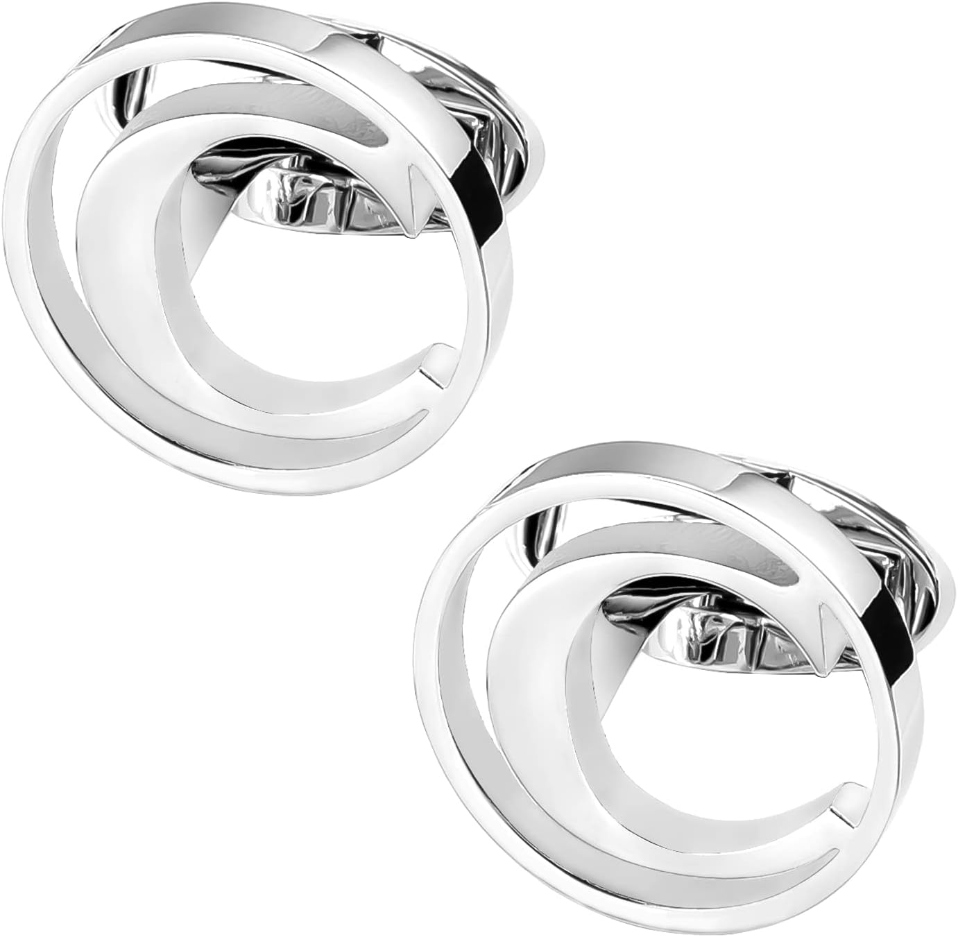 GWD Cufflinks for Men Classic Tuxedo Shirt Wedding Cuff Links Personalized Initials A-Z Gift