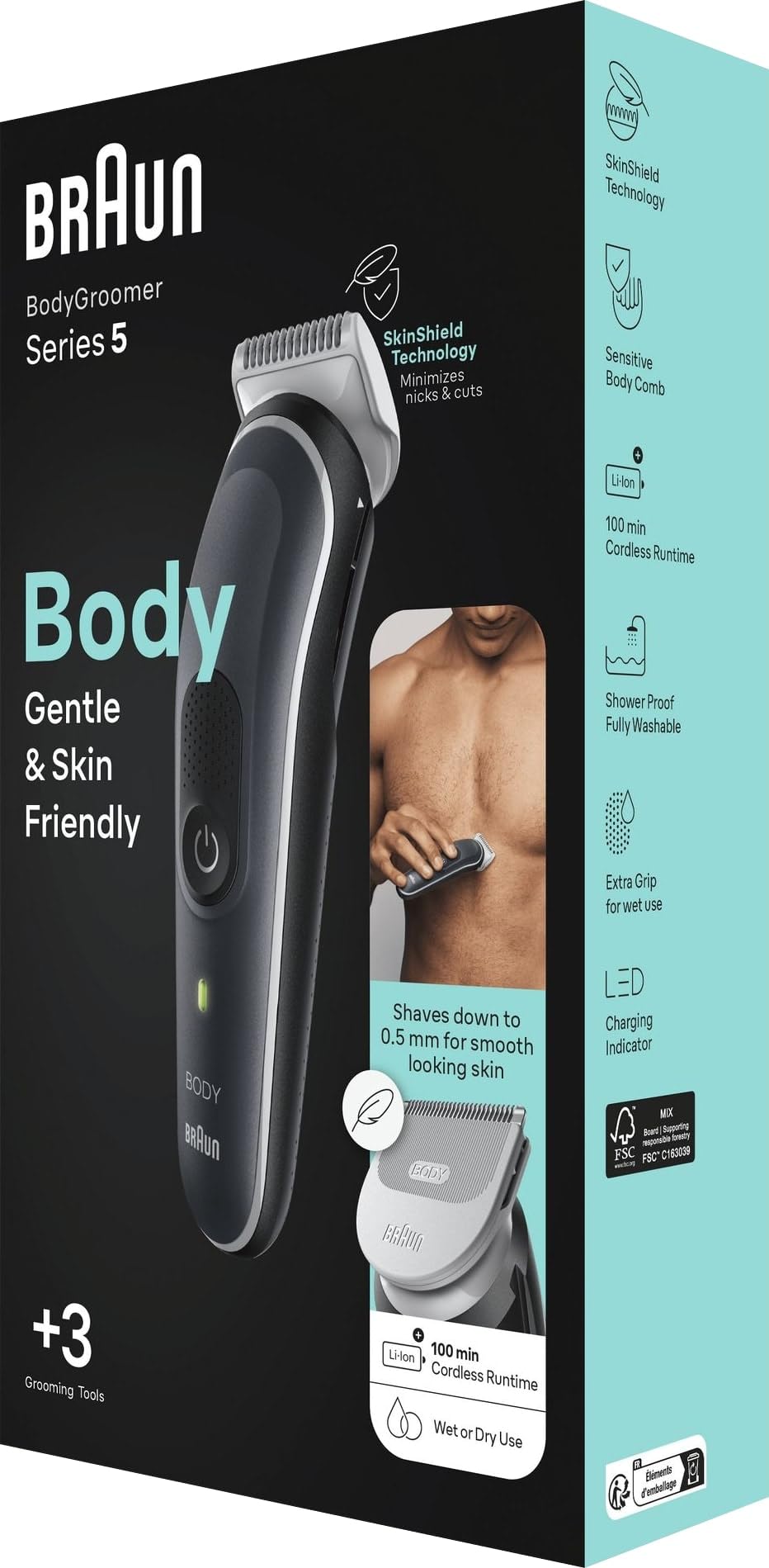 Braun BG 5340 Afeitadora Corporal