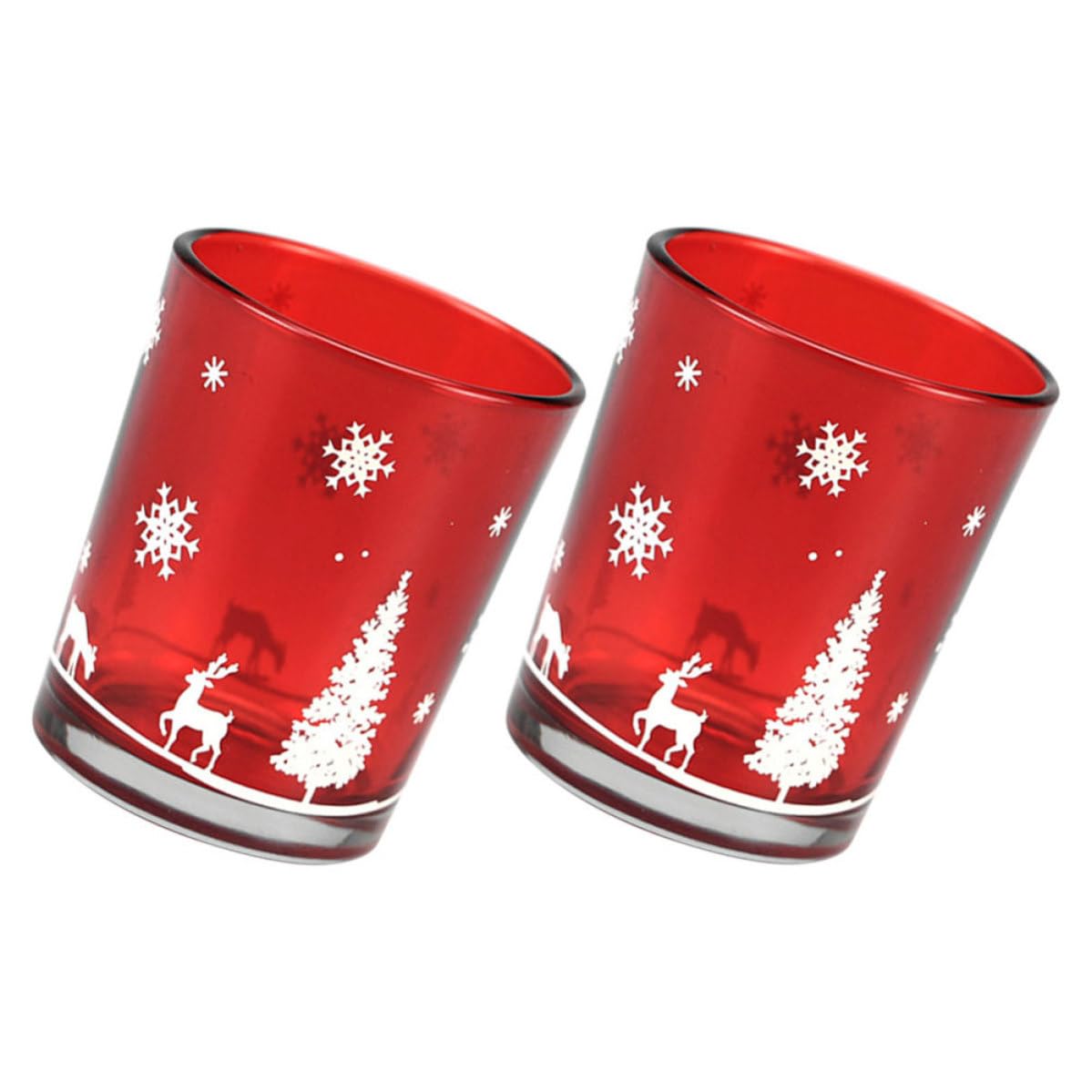 BESPORTBLE 10 Unidades Candelabro de Aromaterapia de Vidrio para Navidad,