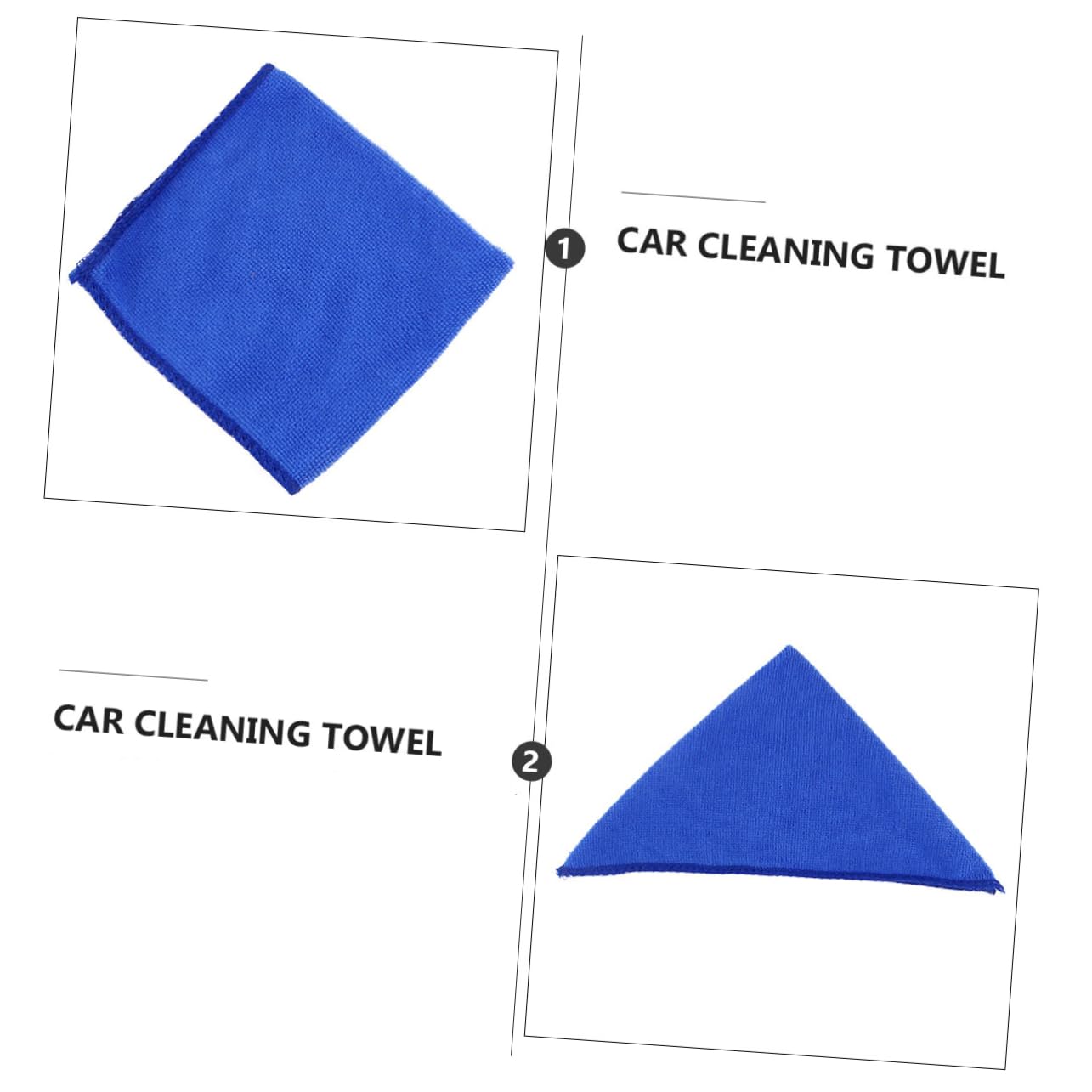 FRCOLOR 50piezas Paños De Limpieza De Microfibra Toalla De Microfibra para Lavado De Autos Torre De Limpieza