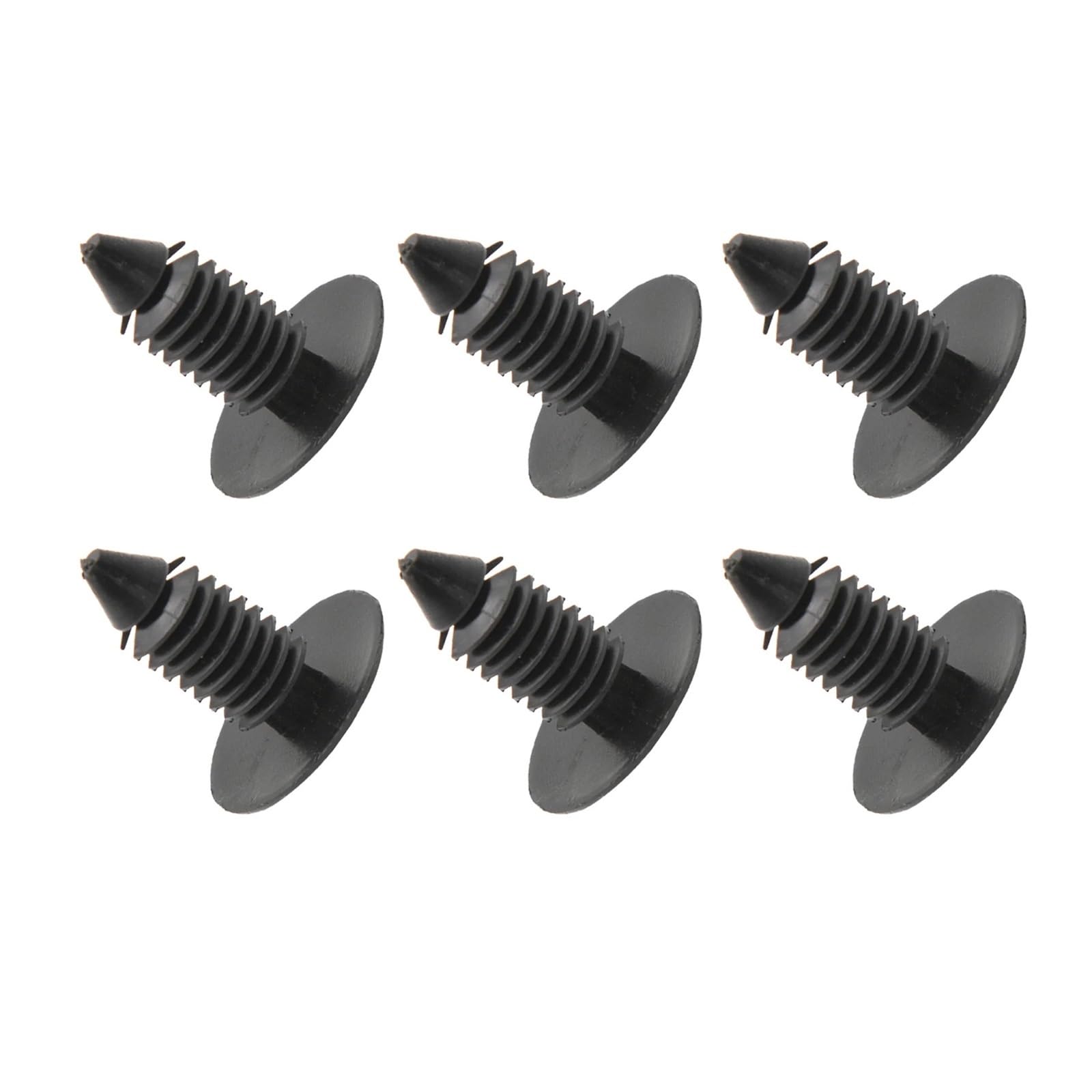Fdcskinx One Color 50Pcs Auto Fastener 8Mm Hole Nylon Clip For Car Fenders Bumper Shield Retainer Plastic Rivet Automobile Snap Custom