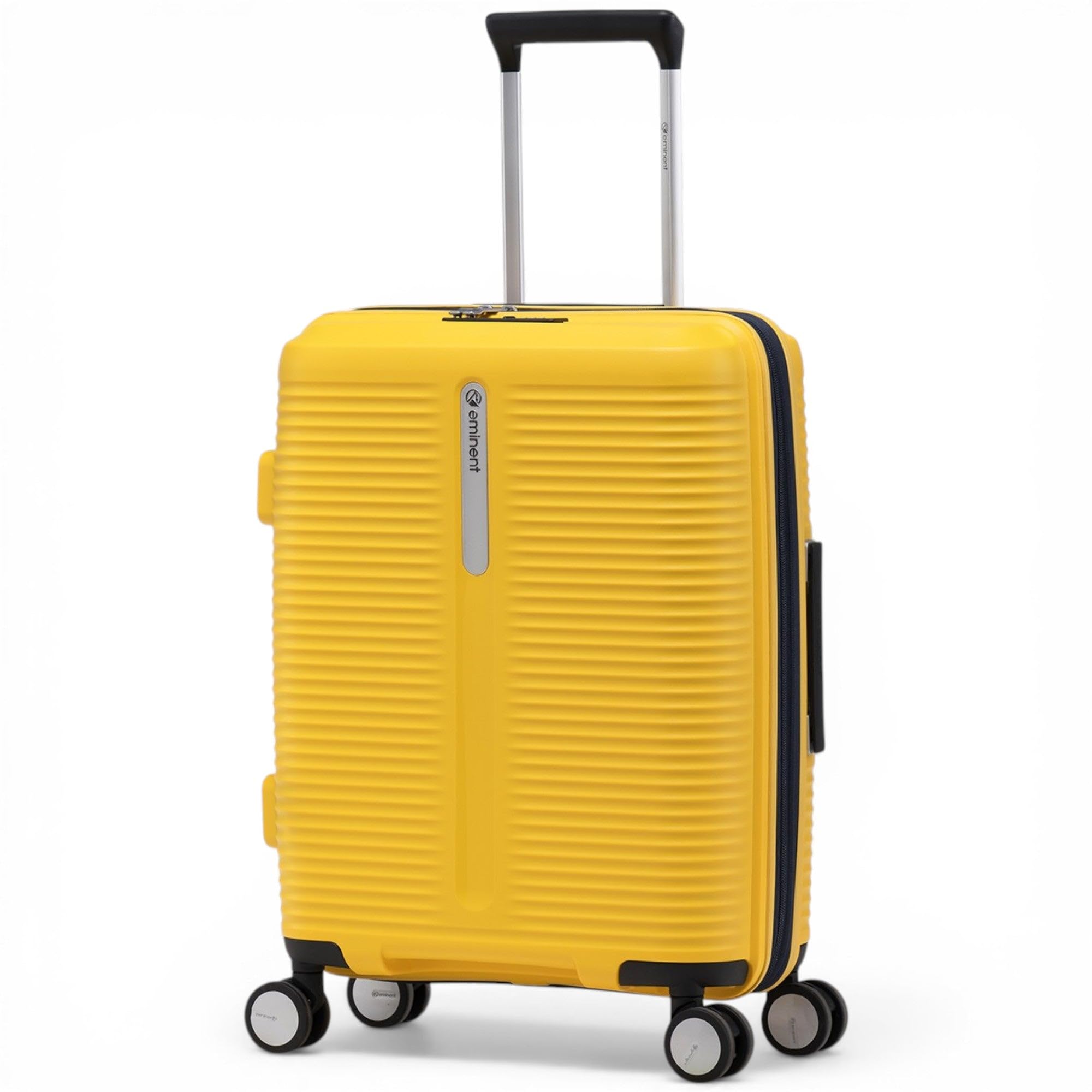 Eminent Finno Valigia Trolley Bagaglio a Mano 55x40x20 Cabina, Espandibile | Valigia cabina rigida leggera, polipropilene, 2,5 kg, 39L, espandibile 55x40x20/23, lucchetto TSA, 4 ruote, Giallo
