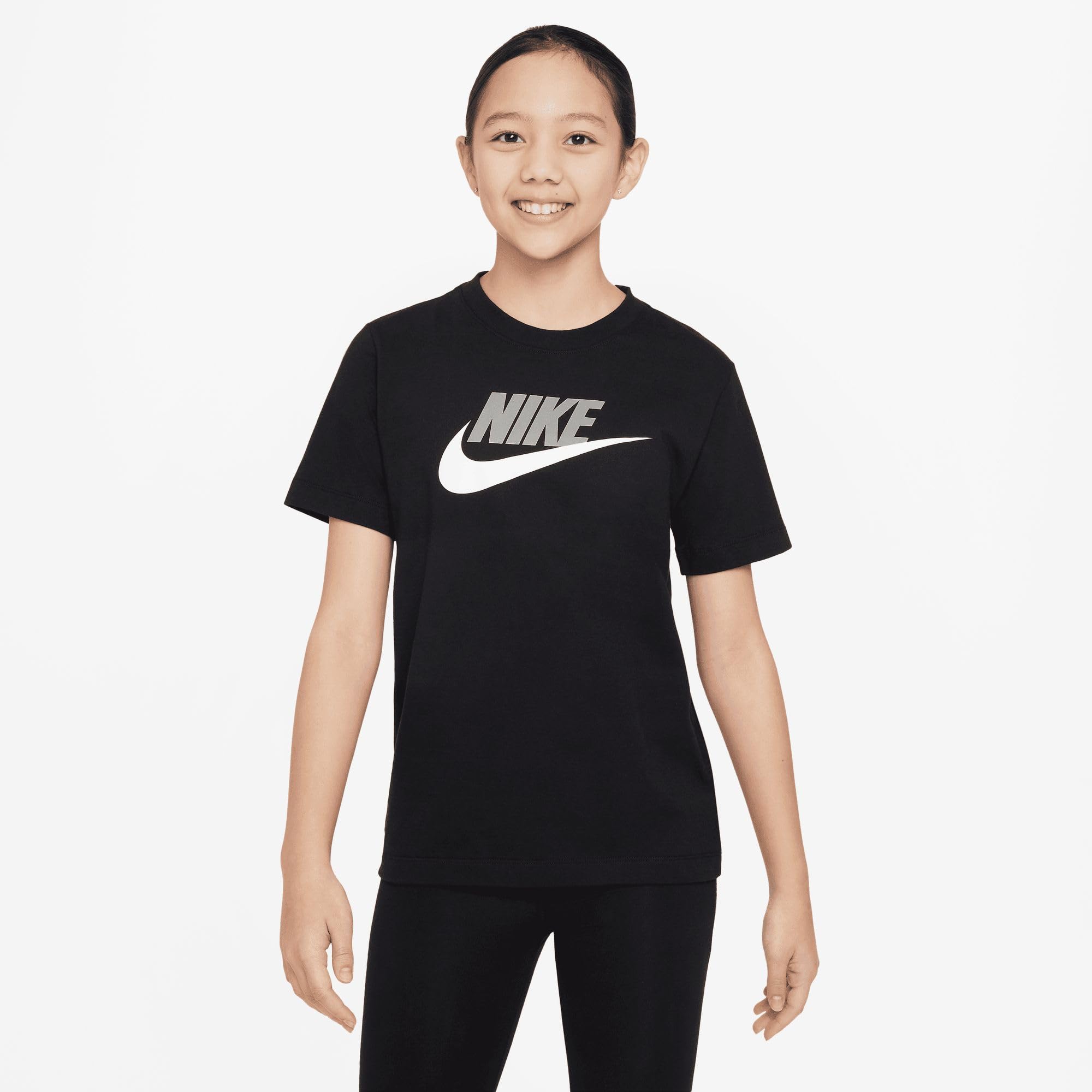 Nike Big Kids Sportswear Futura T-Shirt - Black