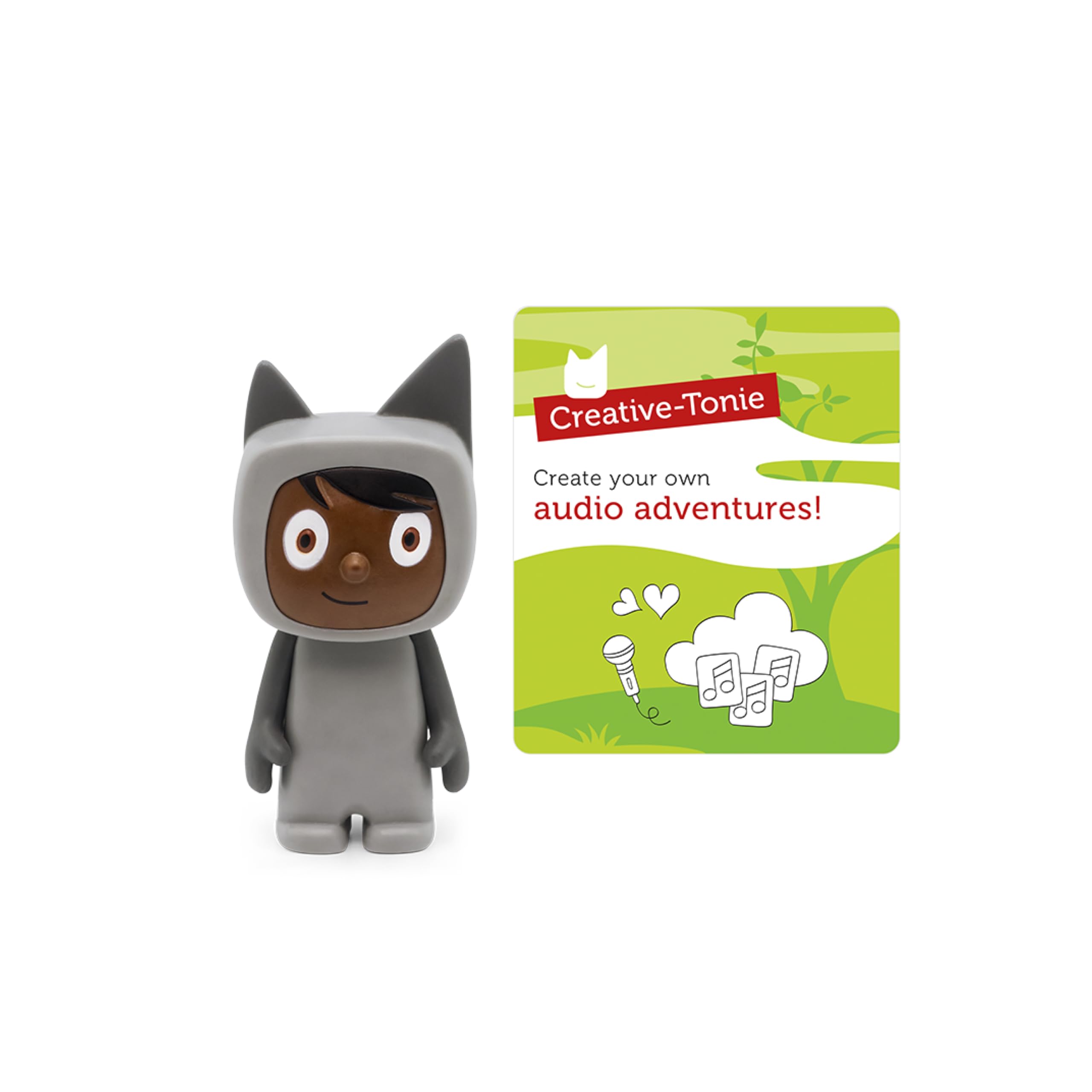 Tonies Figura Creativa Antracite: Registra Storie E Musica Per Toniebox, 90 Minuti Di Memoria, Per Bambini 3+