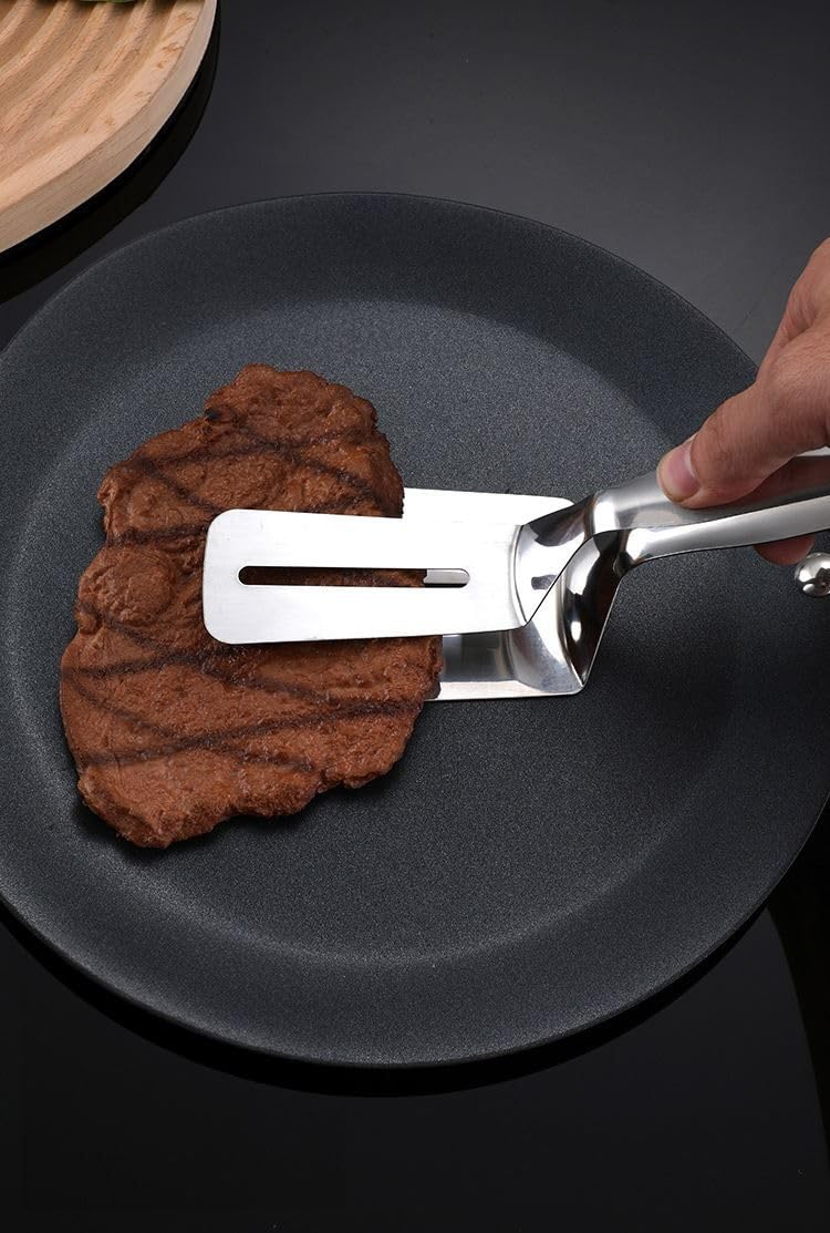 Çelik 23 cm Balık Biftek Maşası Et Servis Kepçesi Kaşığı cin875x