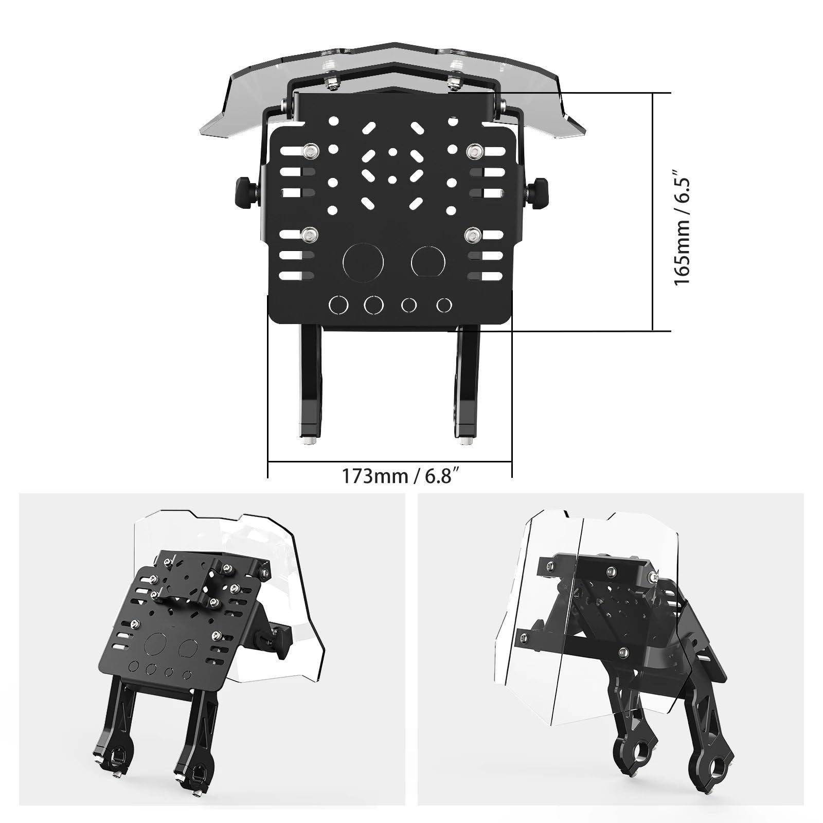 Motocicleta GPS Soporte De Navegación Compatible con EXC 300 EXC-F 350 Compatible con GasGas EC 300 Beta RR 125 RR 300 Kit de carenado con Soporte de GPS Soporte de teléfono móvil