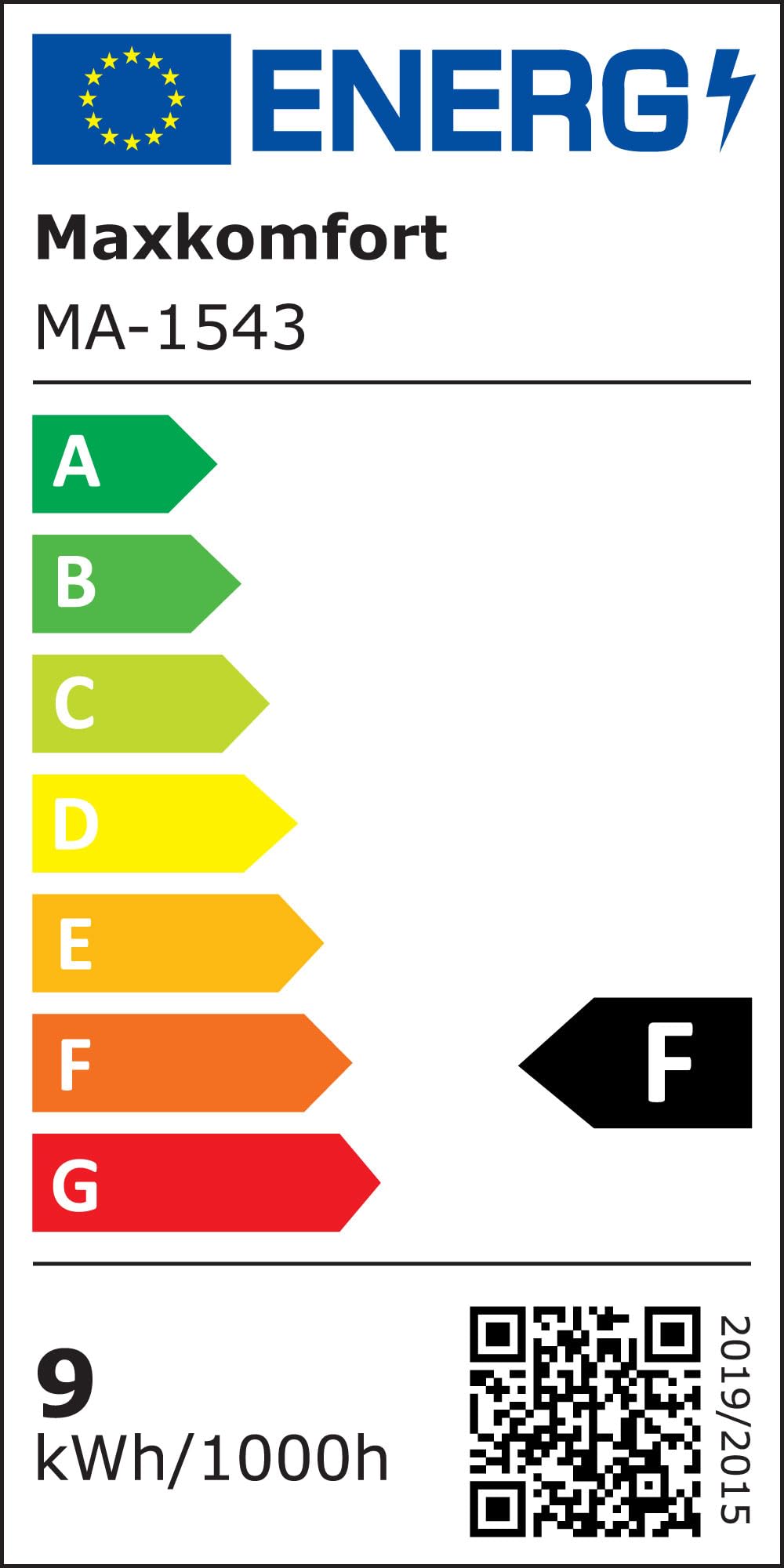 Maxkomfort LED Außenstandleuchte Anthrazit 50cm – Moderne Wegeleuchte IP54 Wetterfest – 3000K Warmweiß 9W – Aluminium Pollerleuchte, 230V