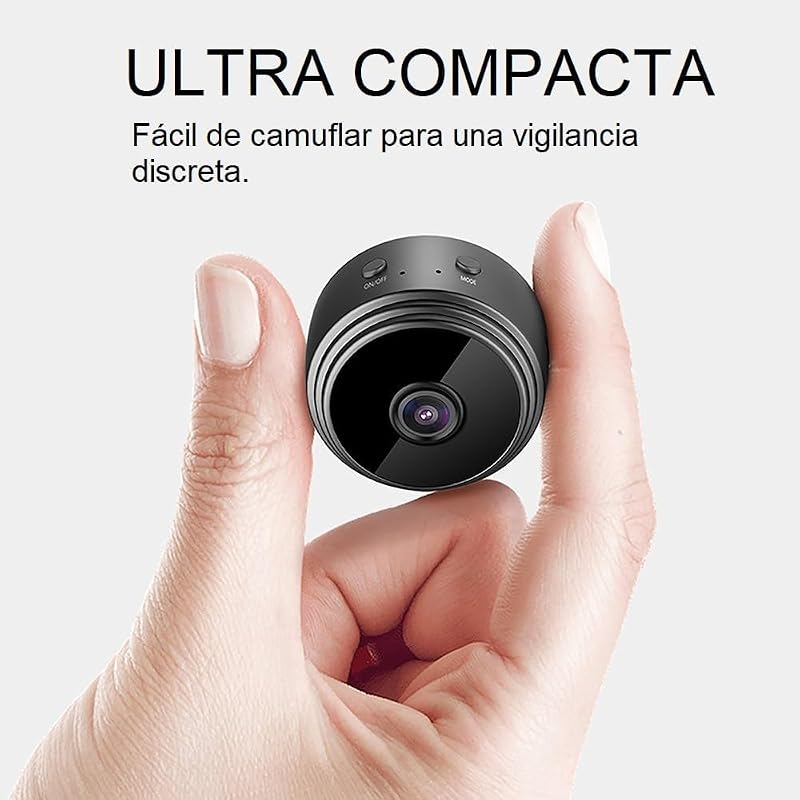 BootyBay Mini WiFi Biztonsági Kamera - Rejtett Megfigyelés Autóhoz, Lakáshoz és Irodához