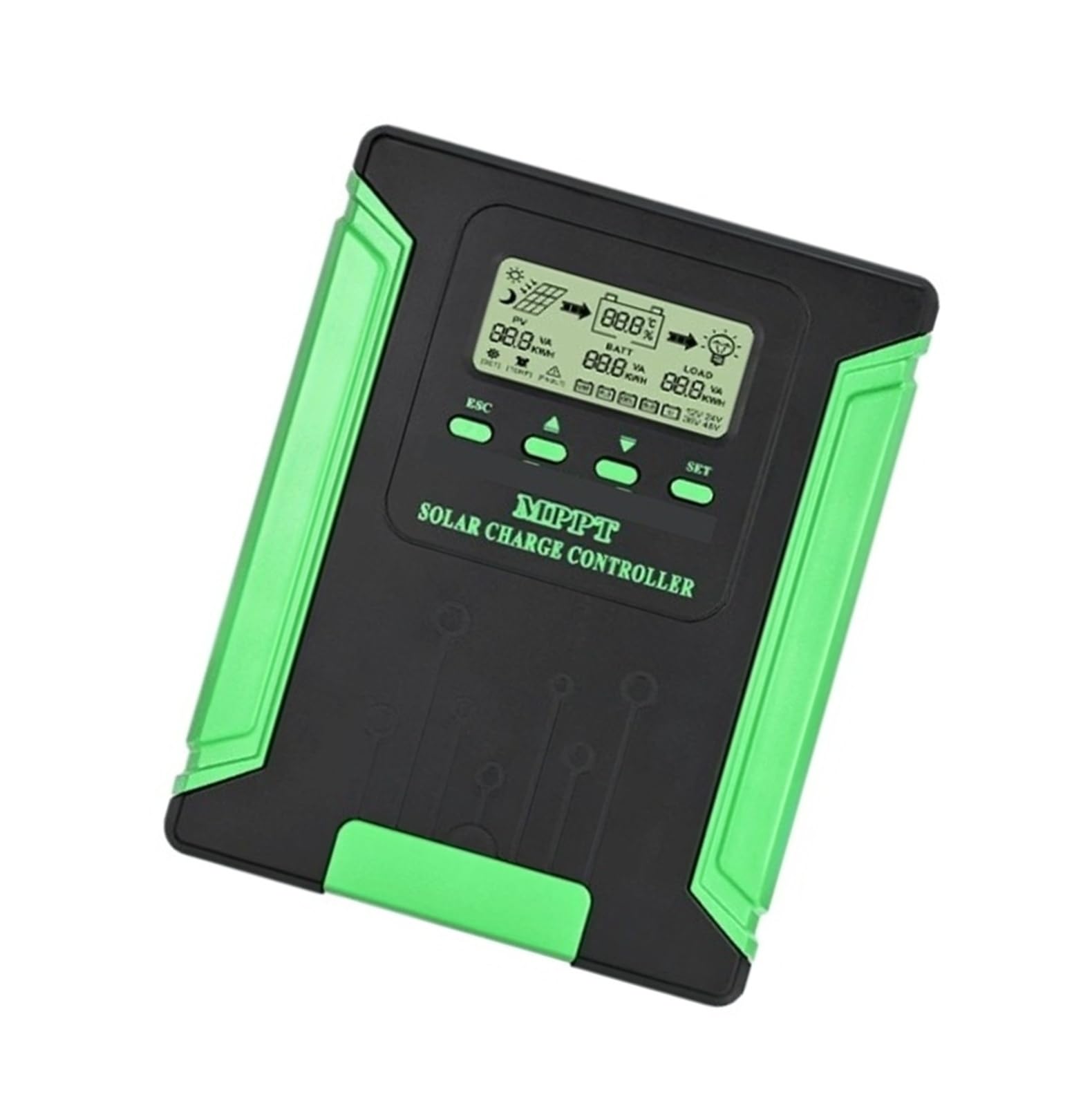 Controlador de carga solar MPPT 12V–48V Controlador MPPT universal 100A