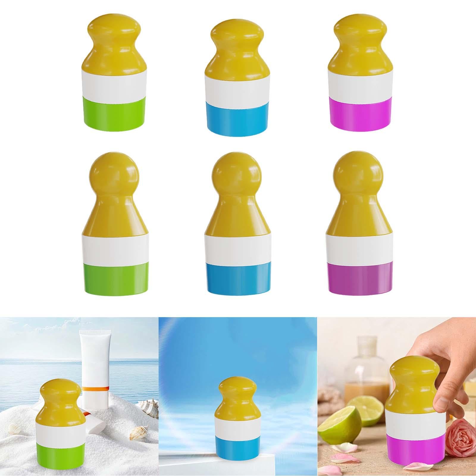 Sunscreen Applicator with Lid 100ml Sunblock Roller Bottle Roller Applicator 6.3cmx6.3cmx10.2cm Green-image-35