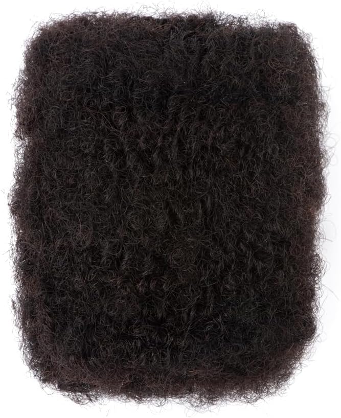 KAMA 100% Human Hair Curly Crochet Human Hair, Afro Curly Hair Bulk For Dreadlock Extensions, Repair Locs,Twist Braiding,Natural black can be bleached and dyed,crochet hair extensions 30g