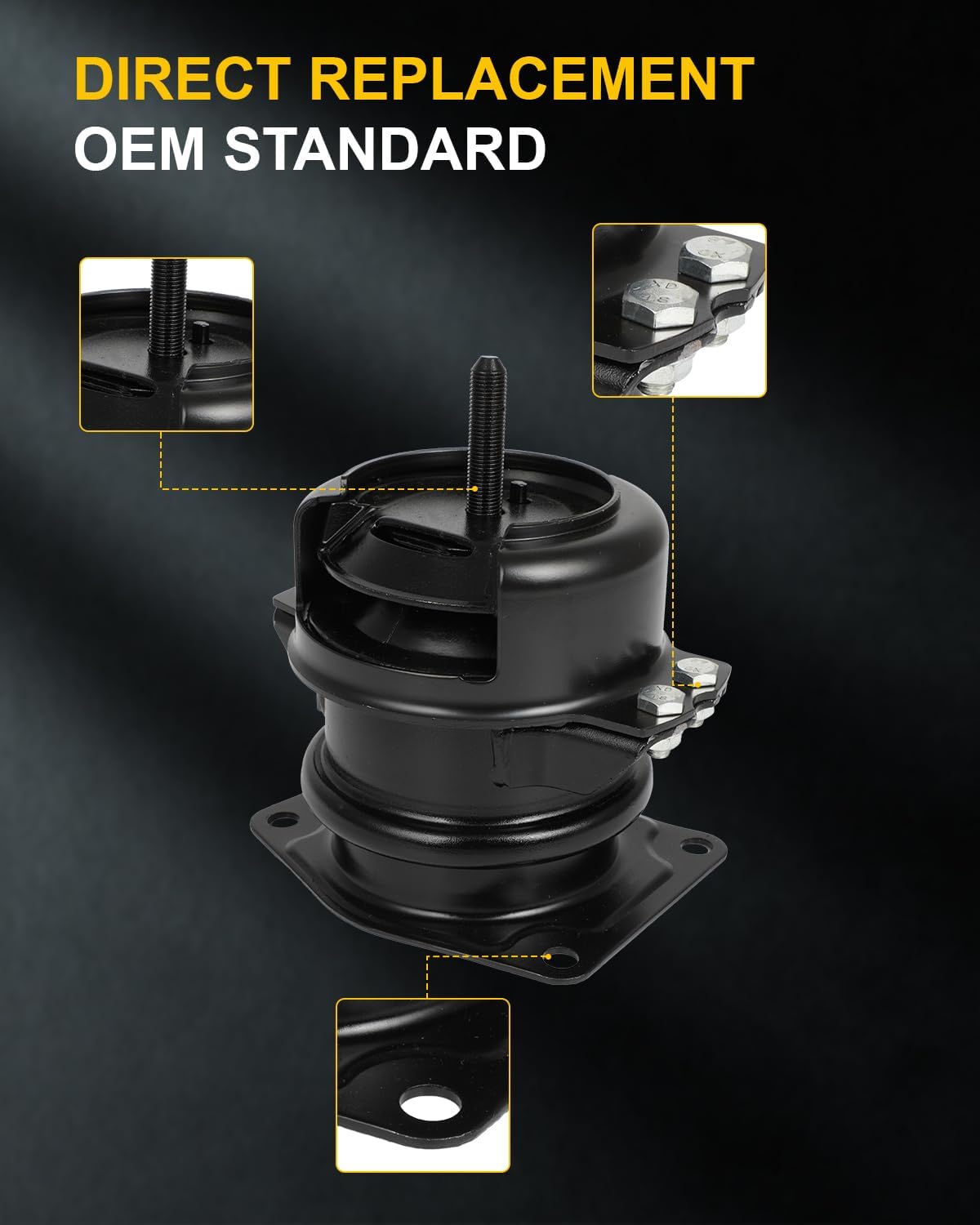 OCPTY 1PC Engine Motor Mount Compatible for Acura Honda 3.5L 3.2L # A4519