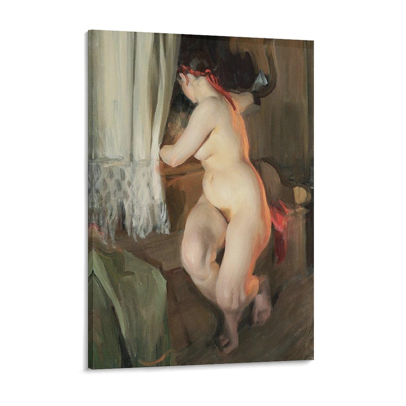 - Anders Zorn Prints Wall Art Poster (79) Wall Art Picture Frame Painting Poster Canvas Print Posters Artworks Bedroom Living Room Decor 18x24inch(45x60cm)
