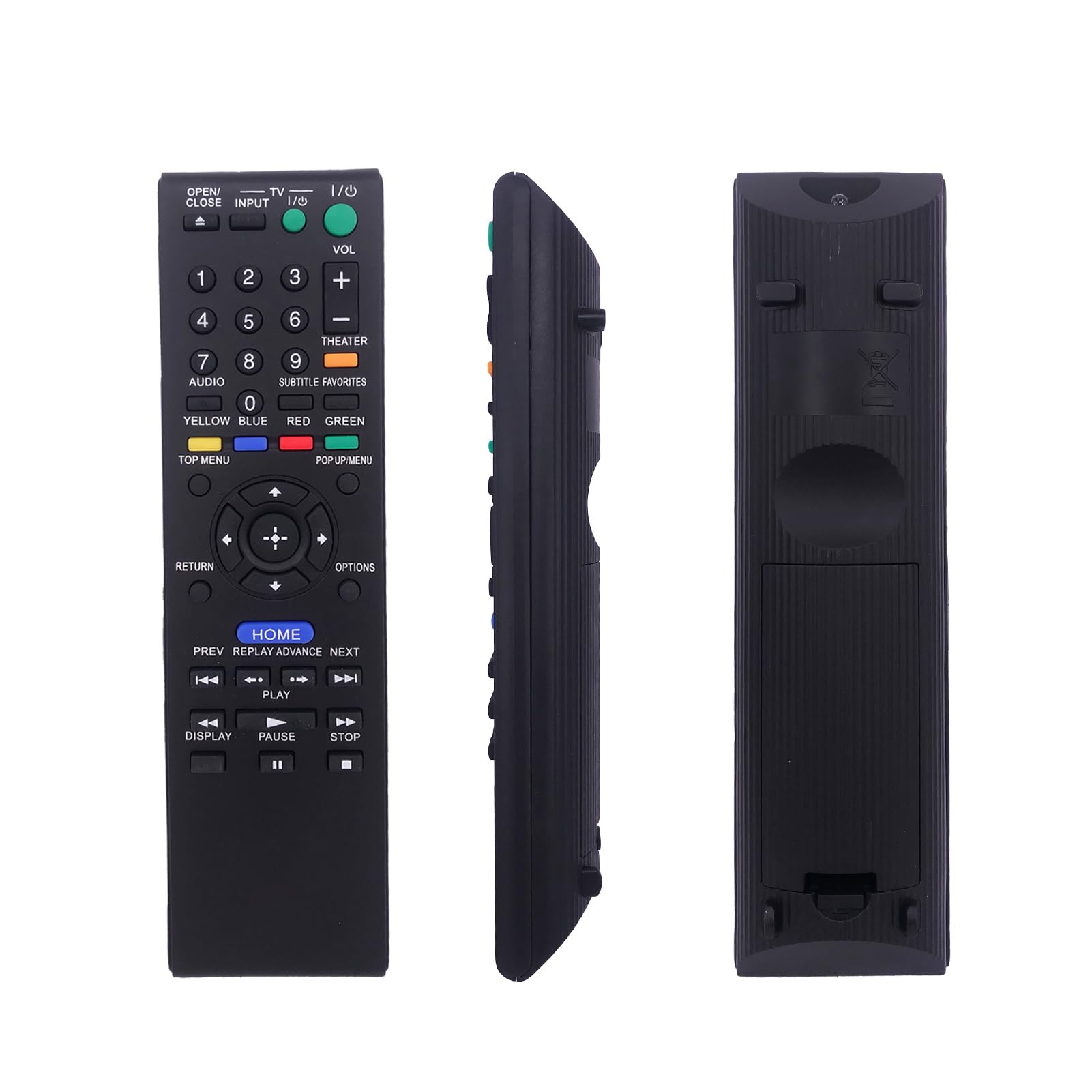 Replaced Remote Control Compatible for Sony BDP-S270 RMTB110A 148940211 BDPBX38 BDP-S370 BDPS580WM BD DVD Blu Ray Disc Player