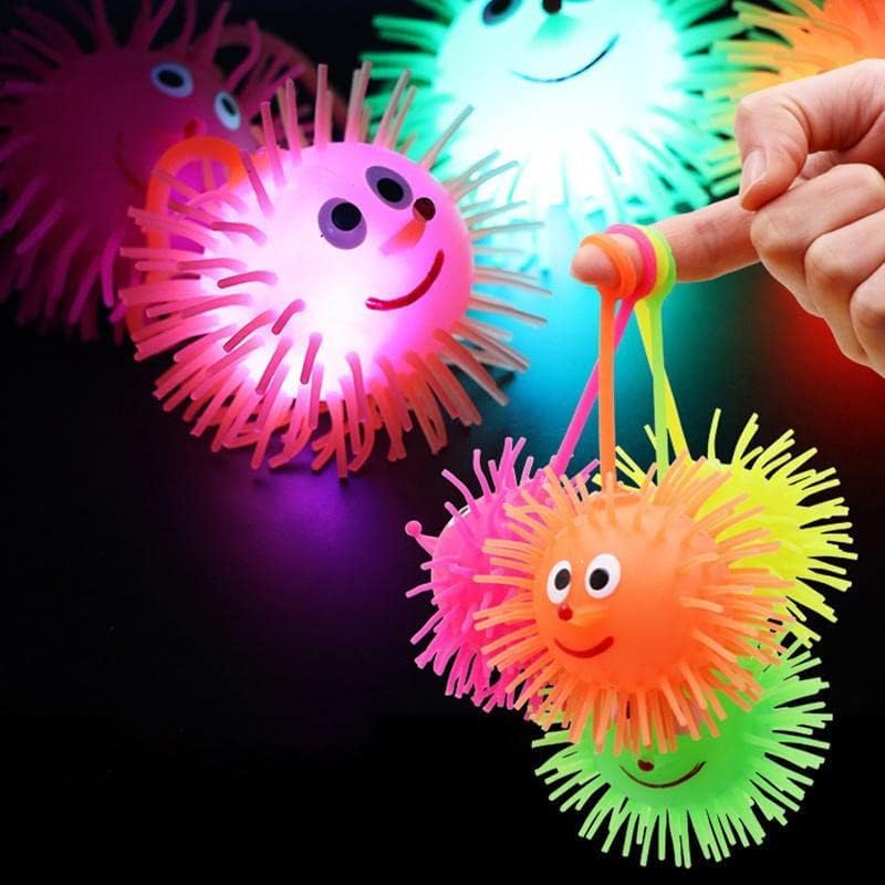 Wizme Puffer Ball with Light/Squishy Led Puffer Ball Toy/Stress Relief Balls for Kids Boys and Girls Playing Fun Toy Set of 4 (B09MVX6VPF) Amazon Price History, Amazon Price Tracker