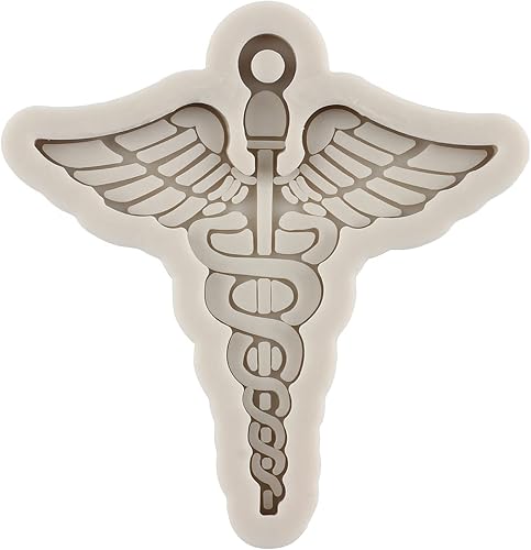 Miniatura 8 de Aparato médico Tablet Molde de silicona para enfermera, sombrero de enfermera, estetoscopio, botella de píldora, vendaje, molde de fondant médico