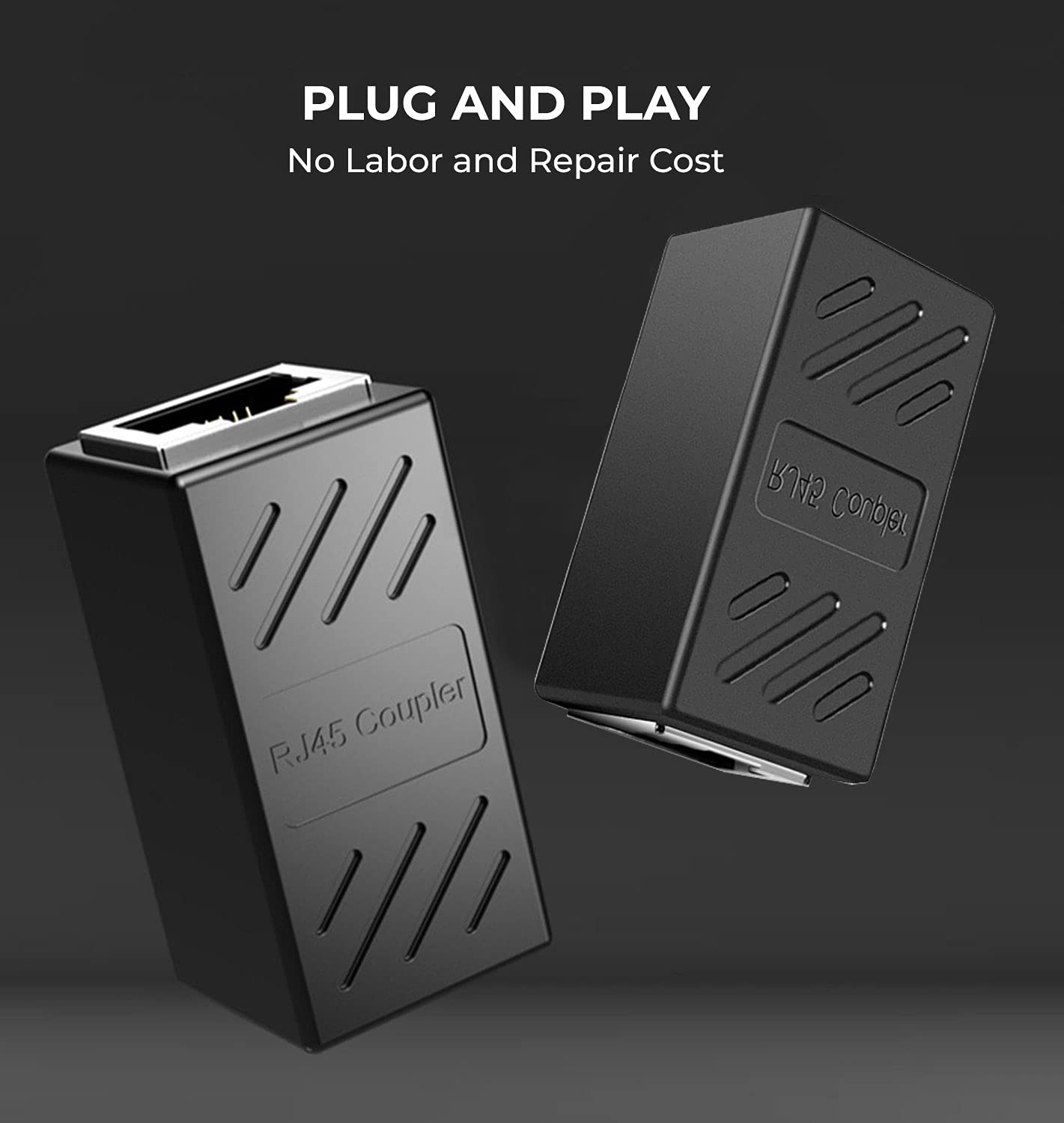 Adattatore RJ45 Da 5 Pezzi - Connettore Ethernet Schermato Cat7 Per Estendere Cavi Di Rete - Foto 8