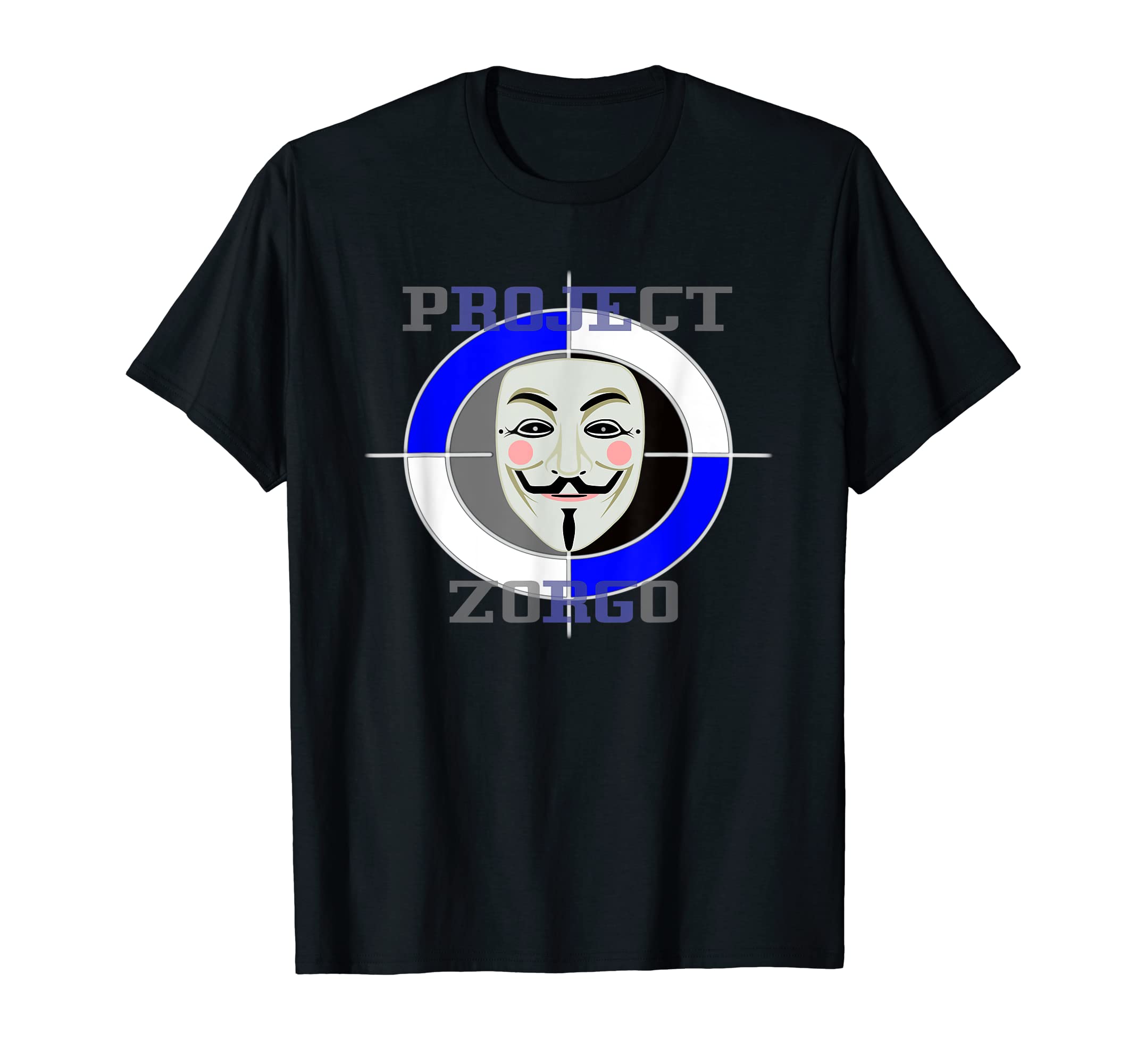 Project Zorgo Anonymous Mask Hacker T-Shirt